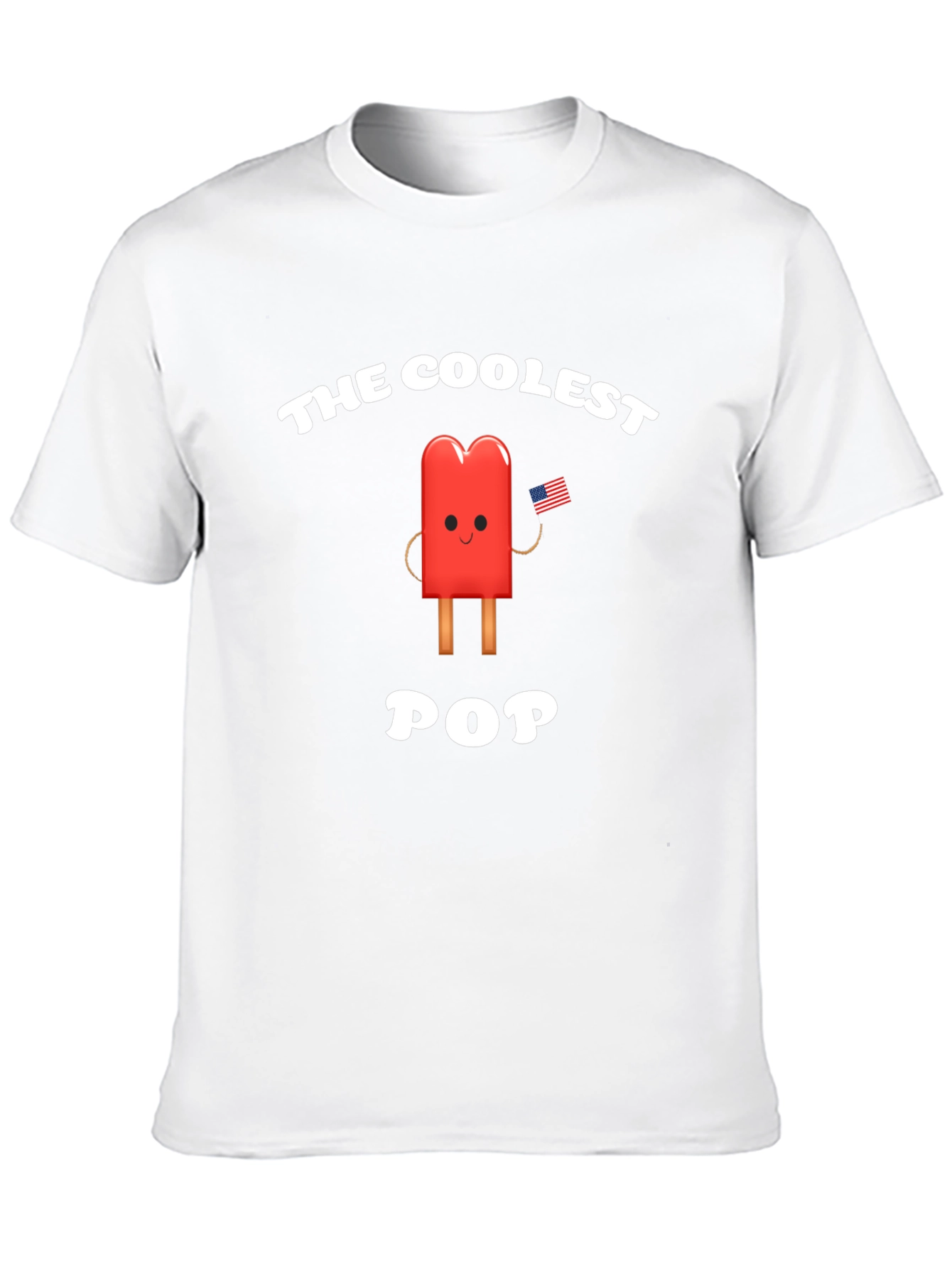 Coolest Pop T-Shirt - Patriotic Popsicle Tee