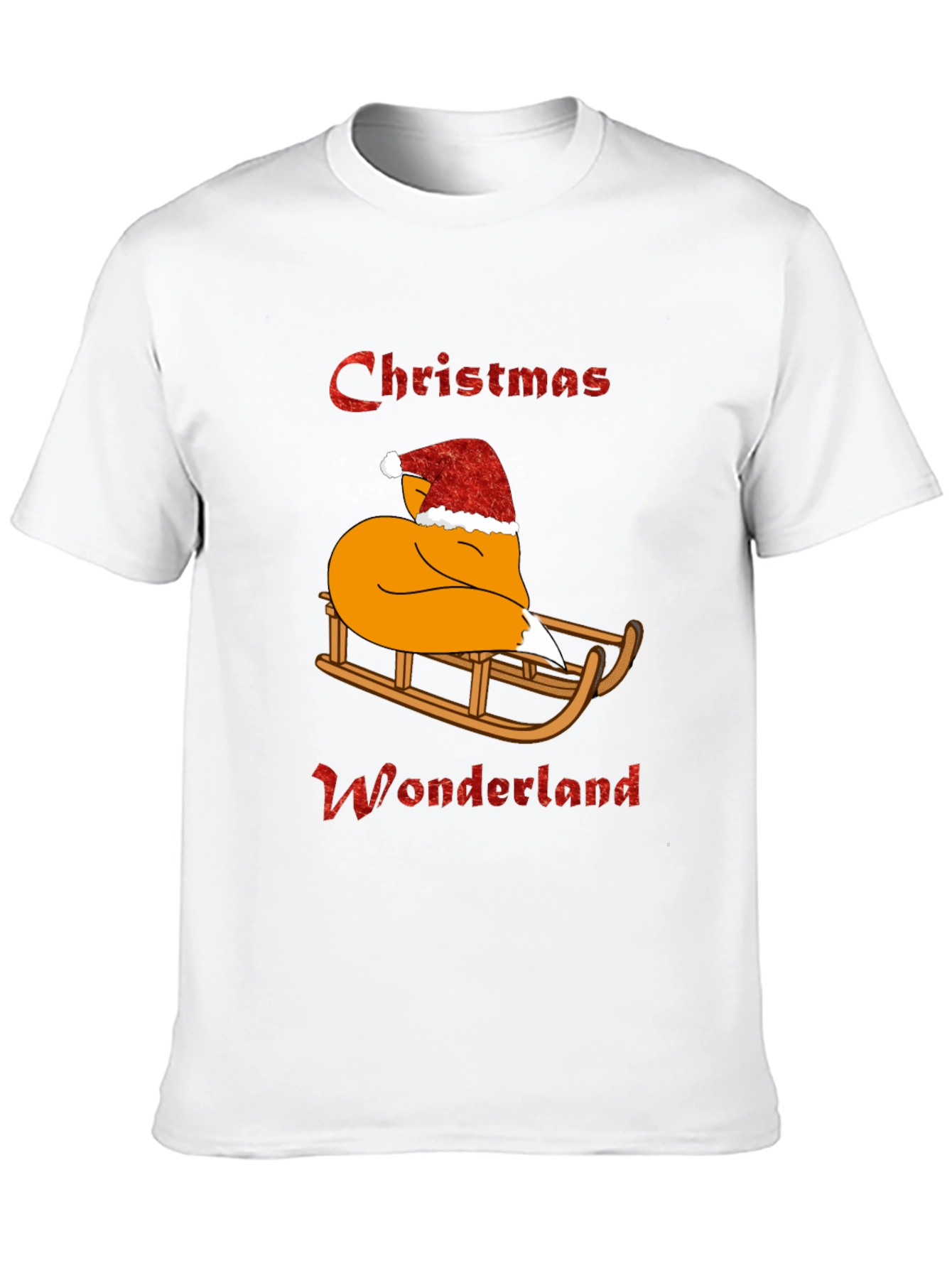 Christmas Wonderland Fox Graphic Tee
