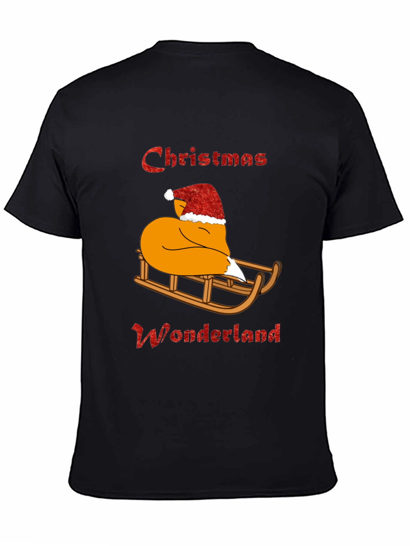 Christmas Wonderland Fox Graphic Tee