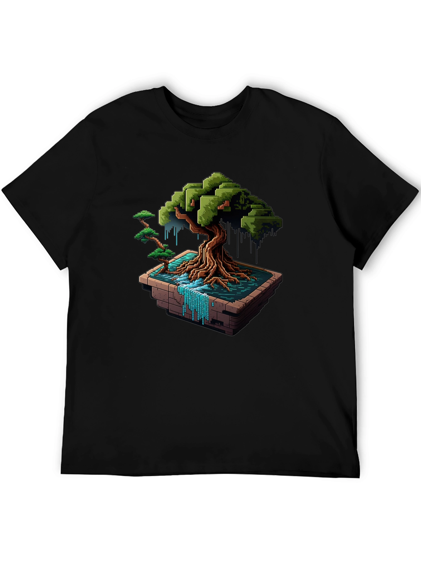 Pixel Art Bonsai T-Shirt - Unique Gamer Style
