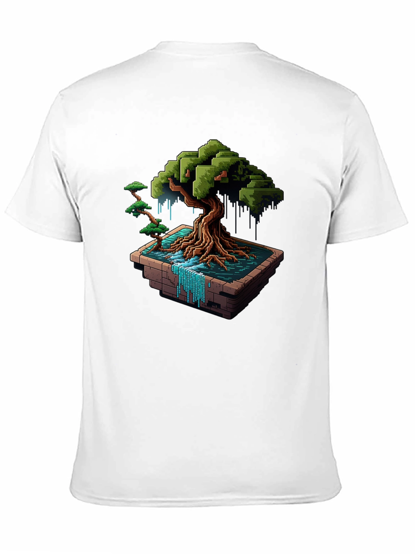Pixel Art Bonsai T-Shirt - Unique Gamer Style