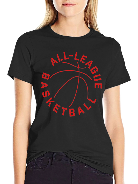 All-League Basketball Graphic T-Shirt - Classic Style