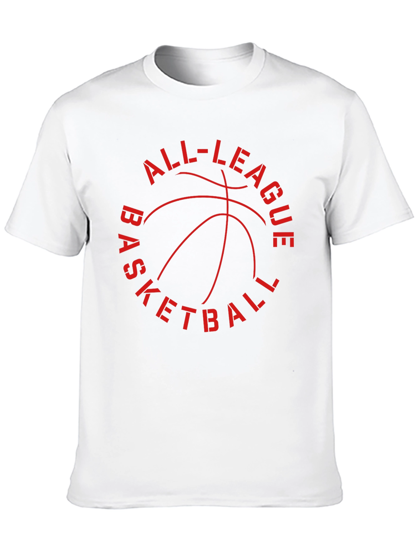 All-League Basketball Graphic T-Shirt - Classic Style