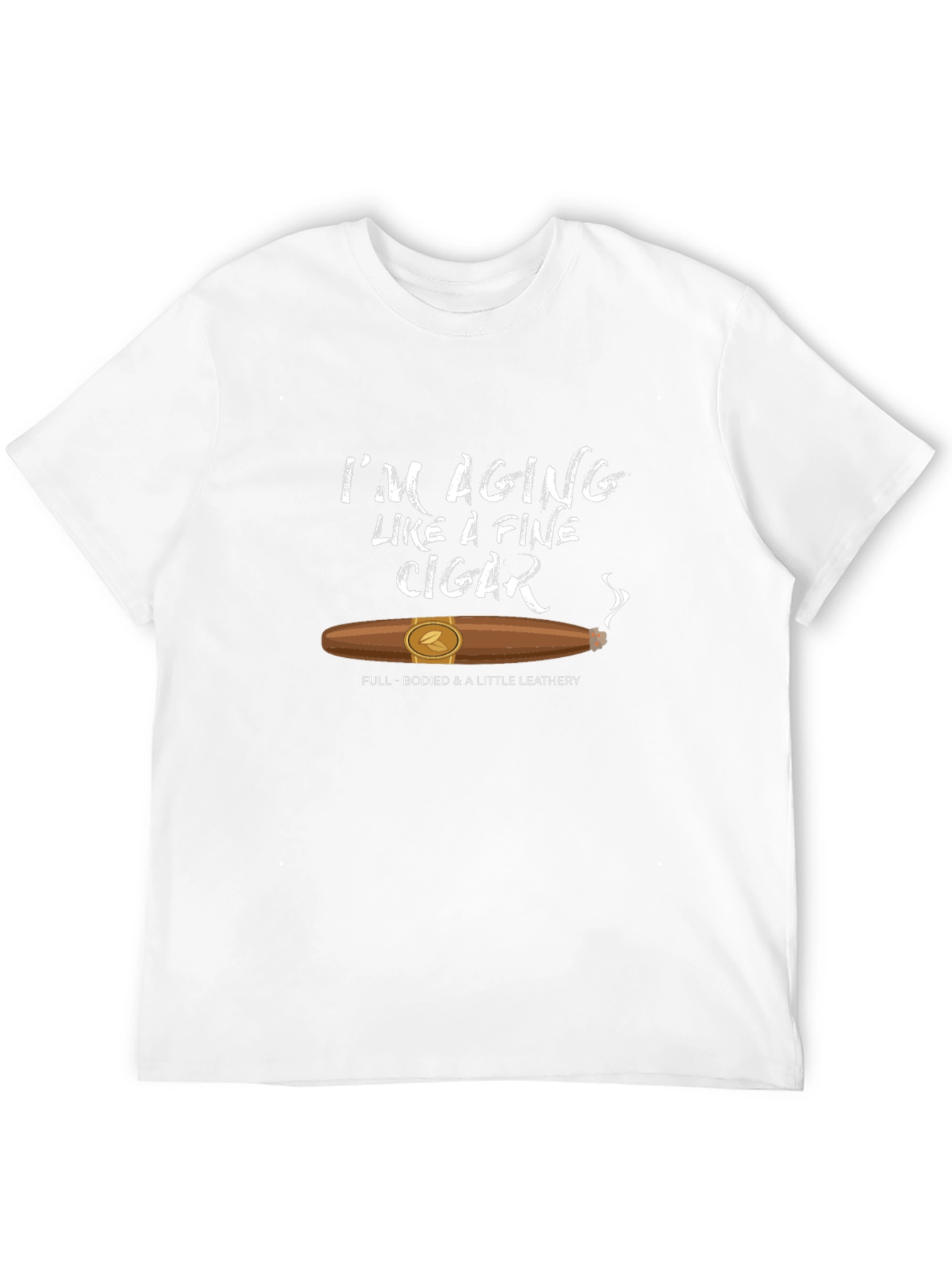 Aging Like Fine Cigar Black Graphic Tee