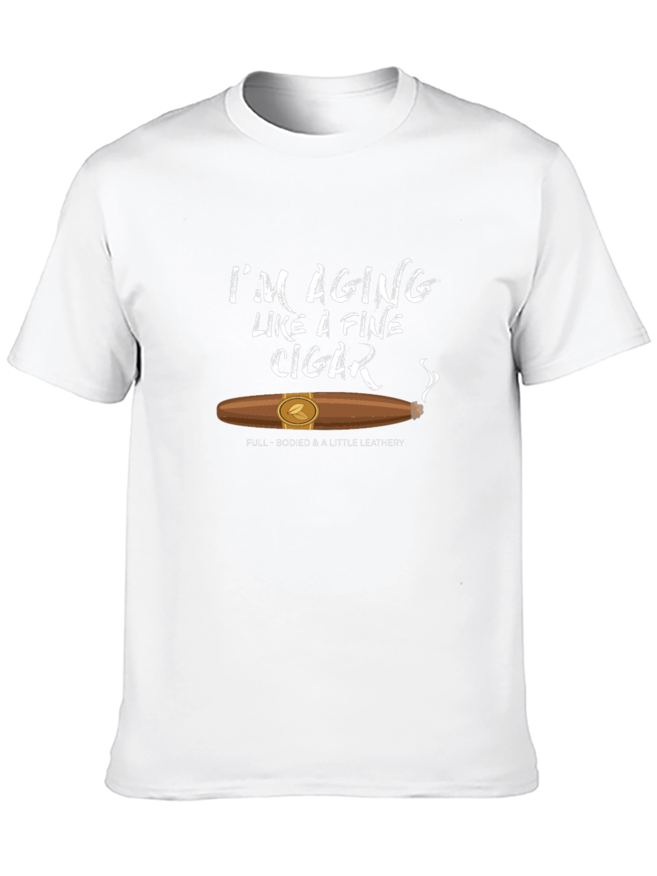 Aging Like Fine Cigar Black Graphic Tee