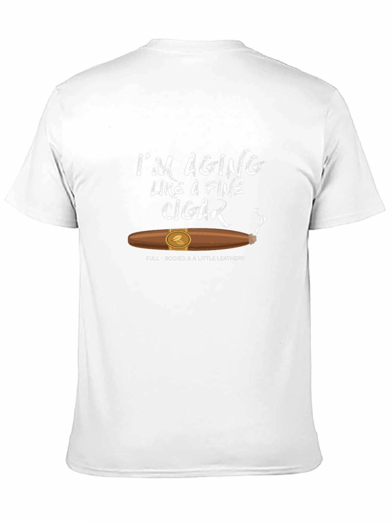 Aging Like Fine Cigar Black Graphic Tee