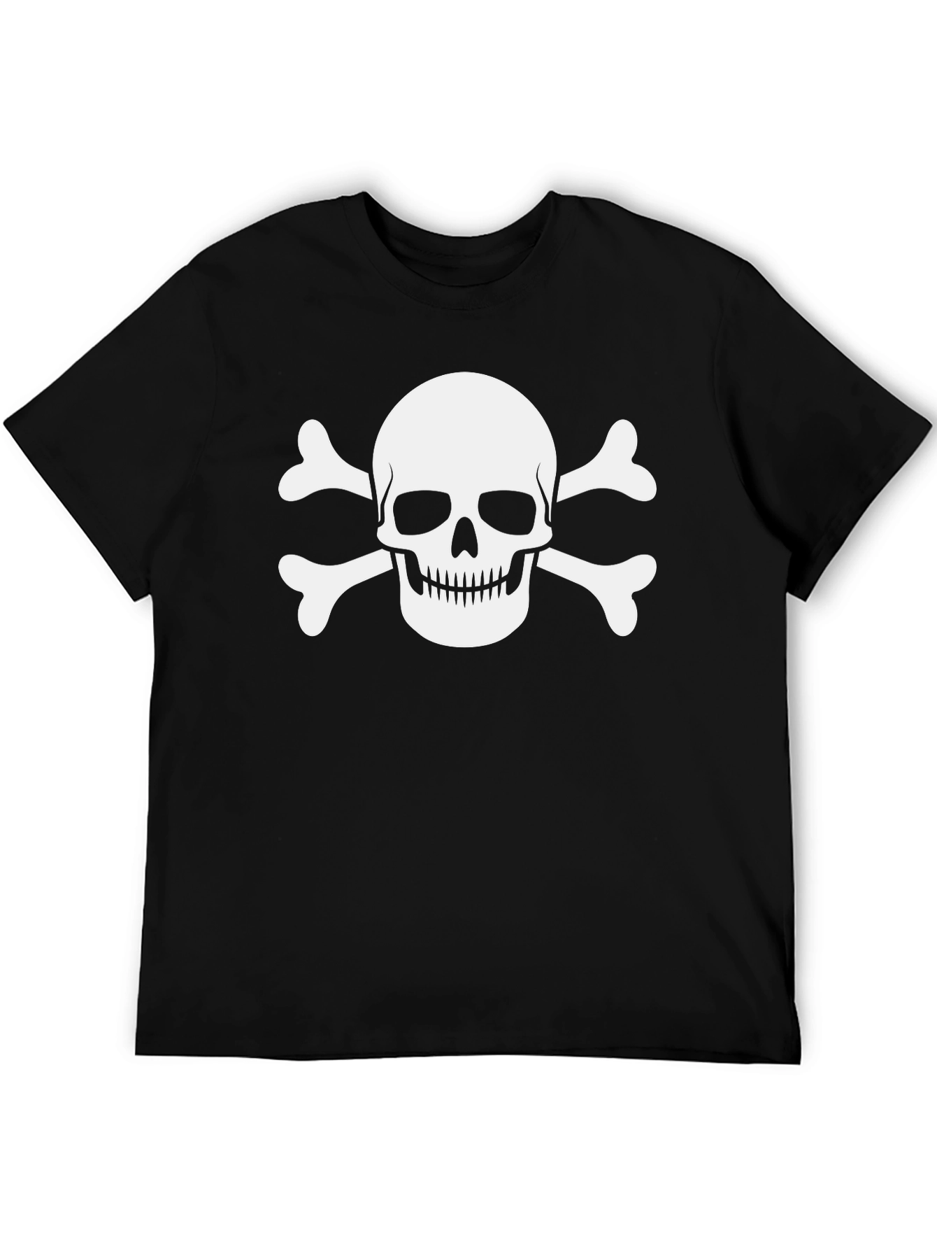 Skull & Crossbones Graphic Tee - Classic Pirate Design