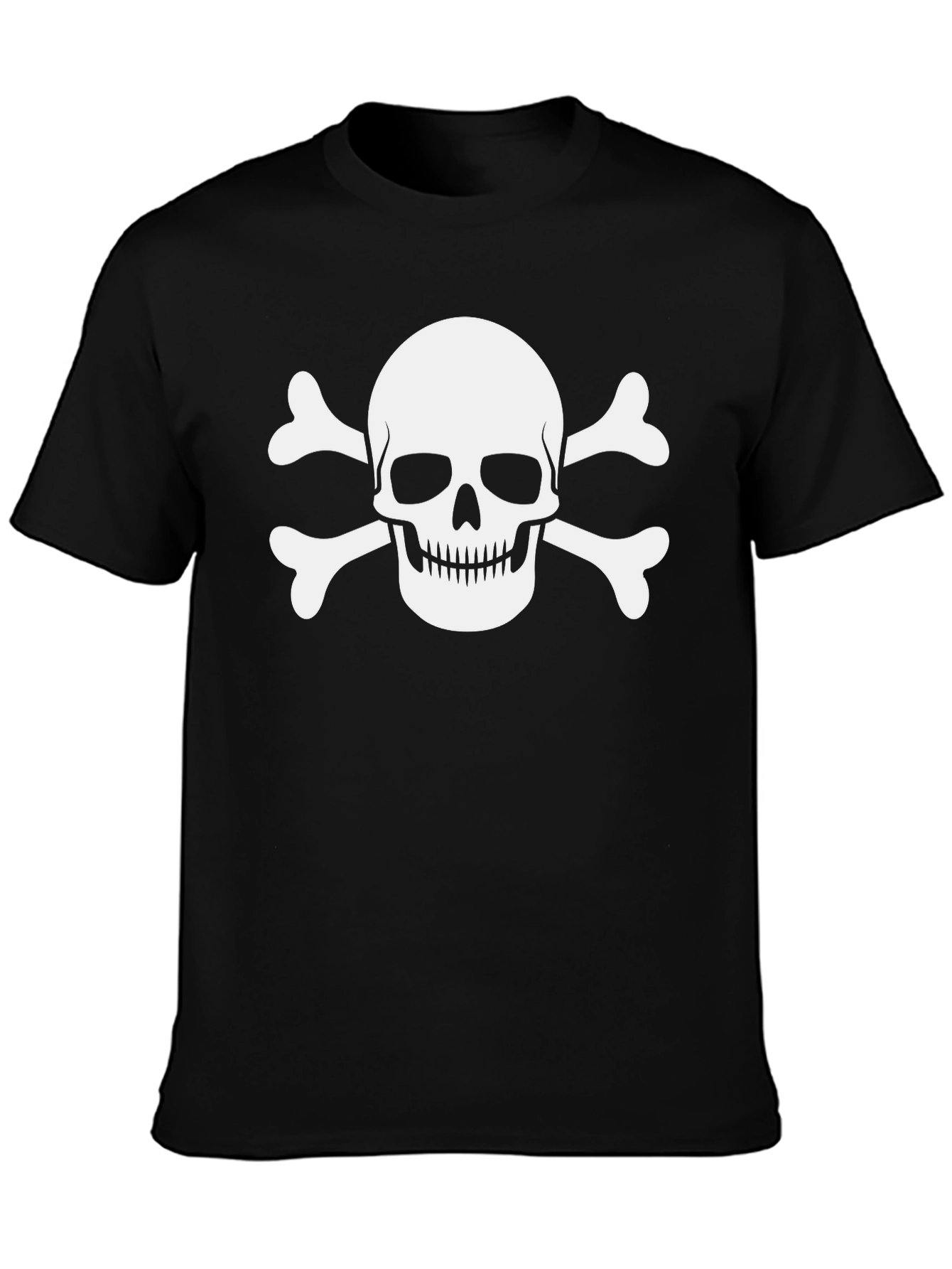 Skull & Crossbones Graphic Tee - Classic Pirate Design