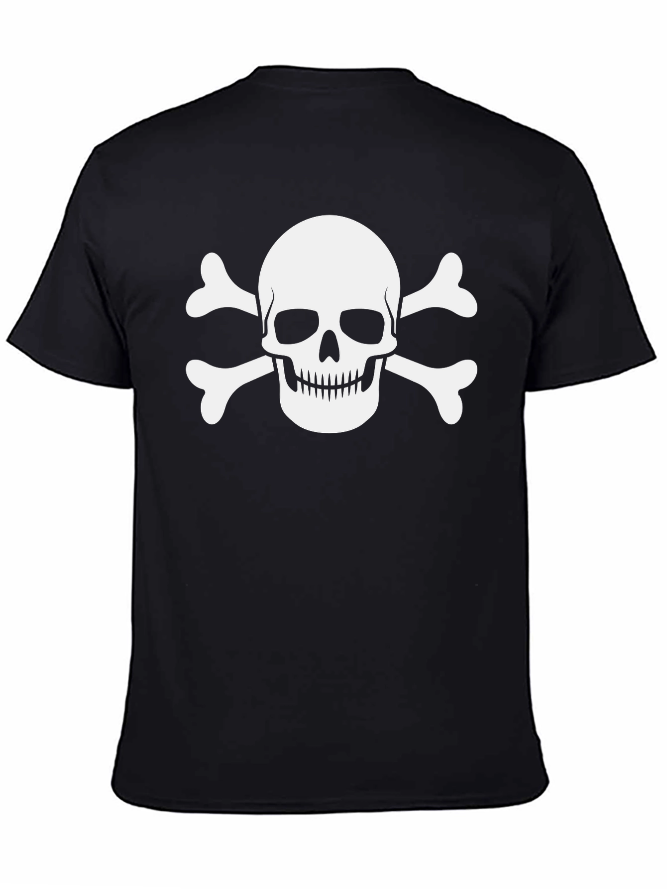 Skull & Crossbones Graphic Tee - Classic Pirate Design