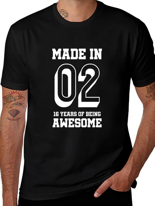 Made in 02 Awesome T-Shirt