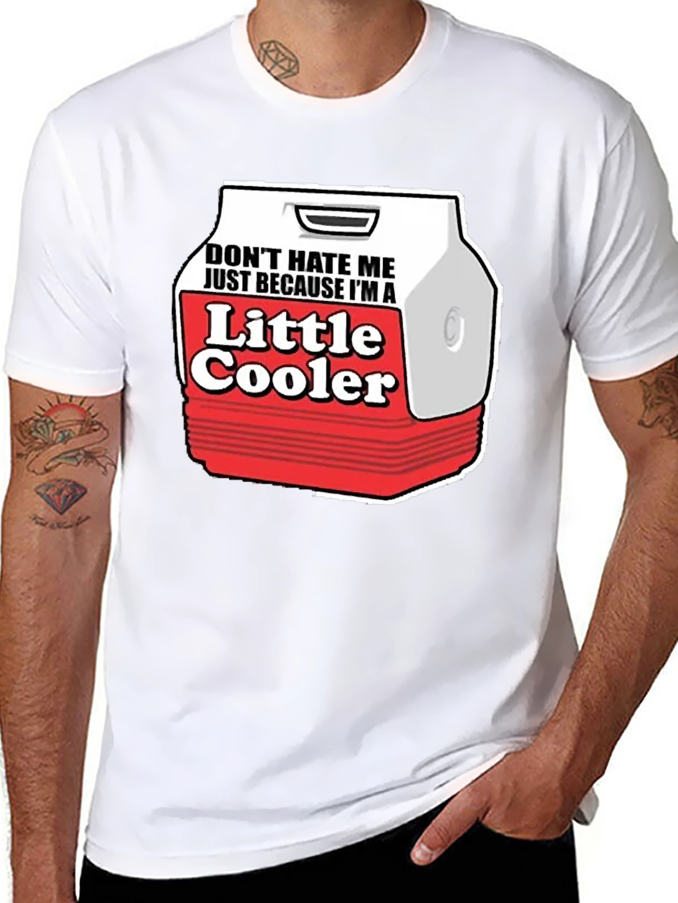 Little Cooler Graphic Tee - Funny Novelty Shirt