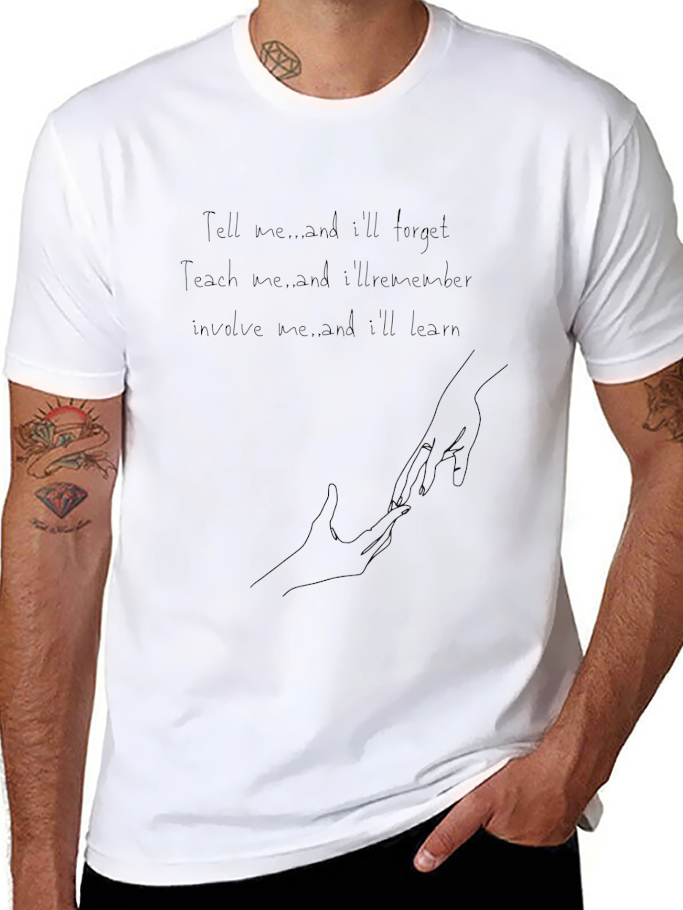 Inspirational Quote T-Shirt - Learning & Teaching