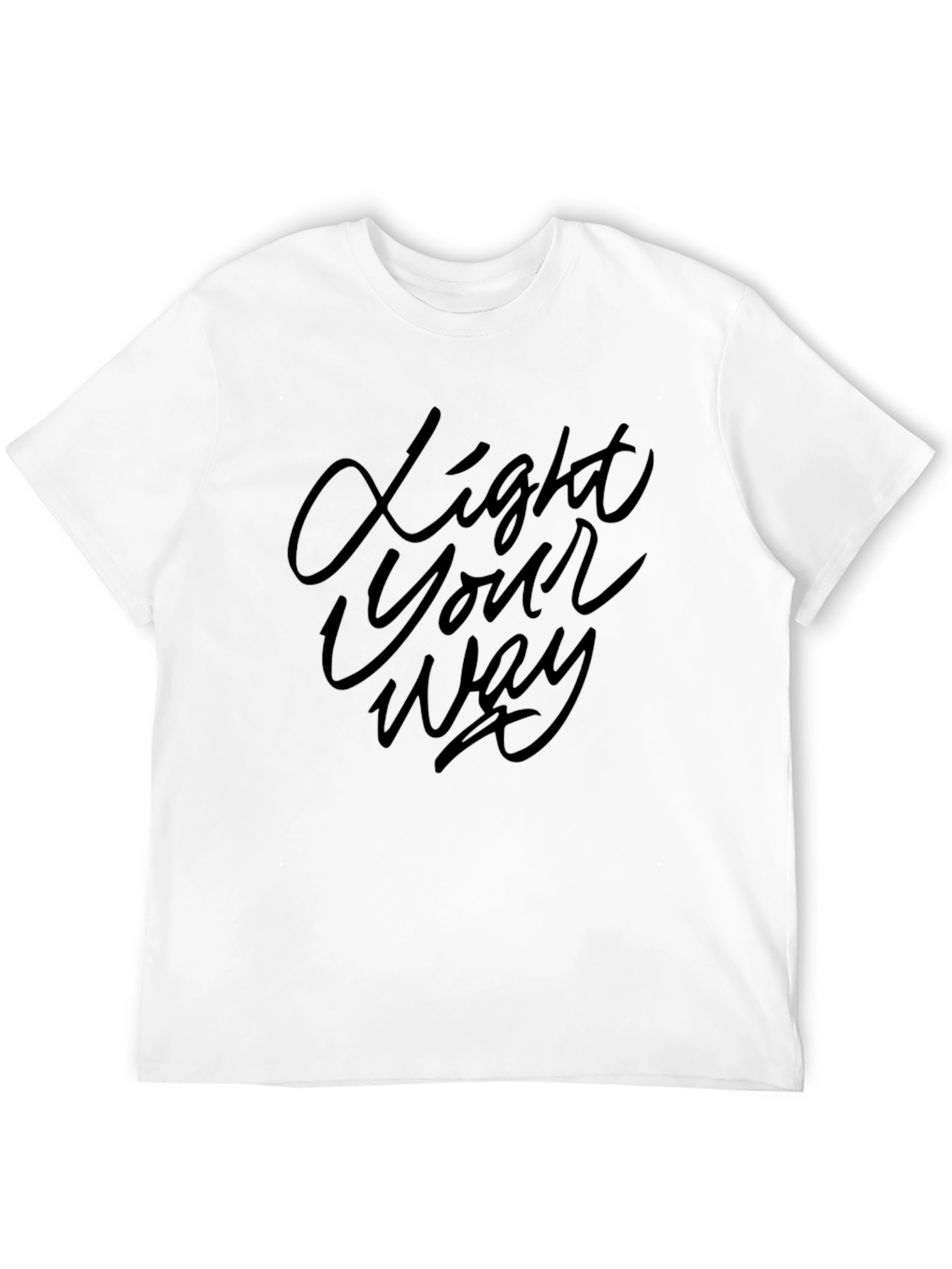 Light Your Way Graphic T-Shirt - Black