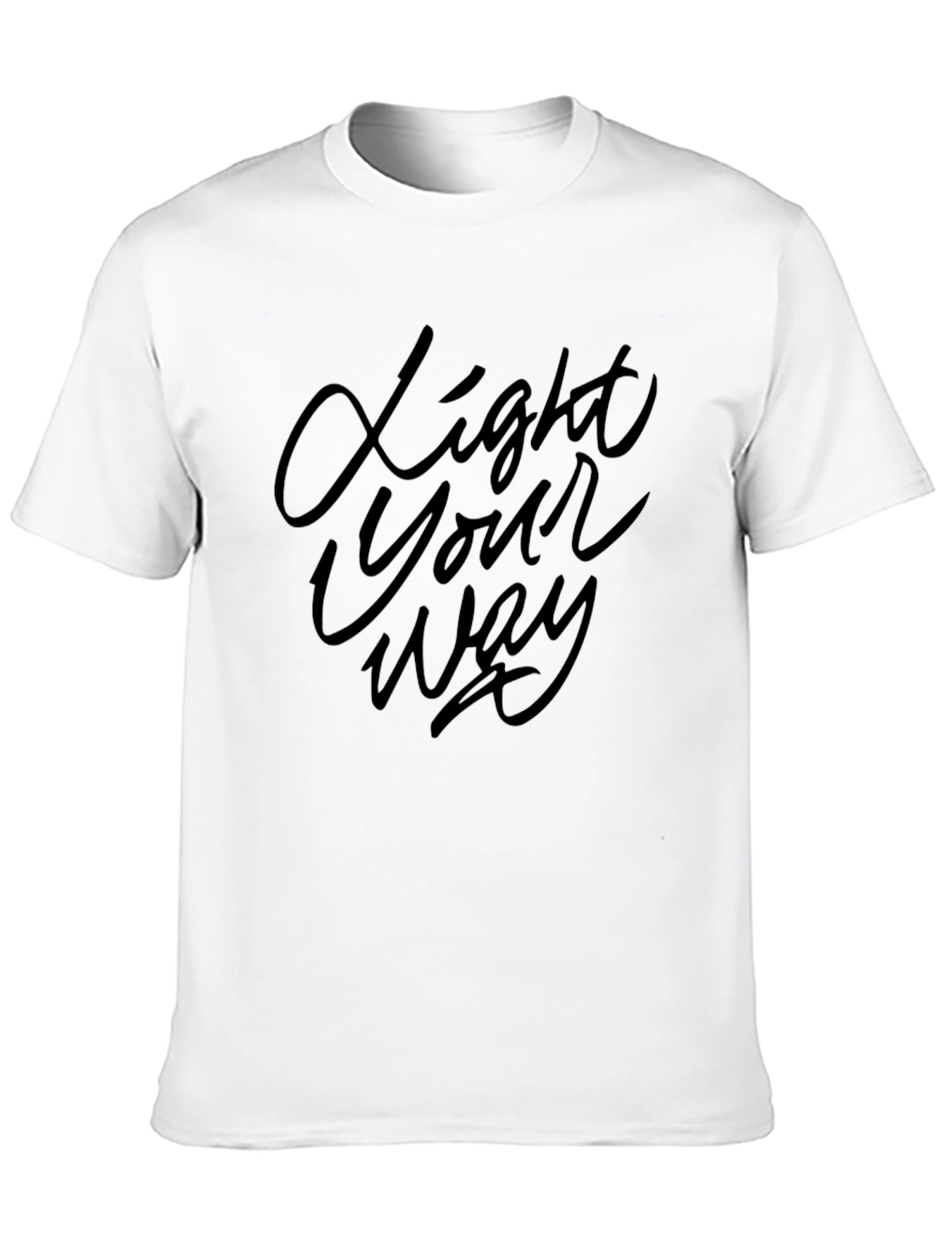 Light Your Way Graphic T-Shirt - Black