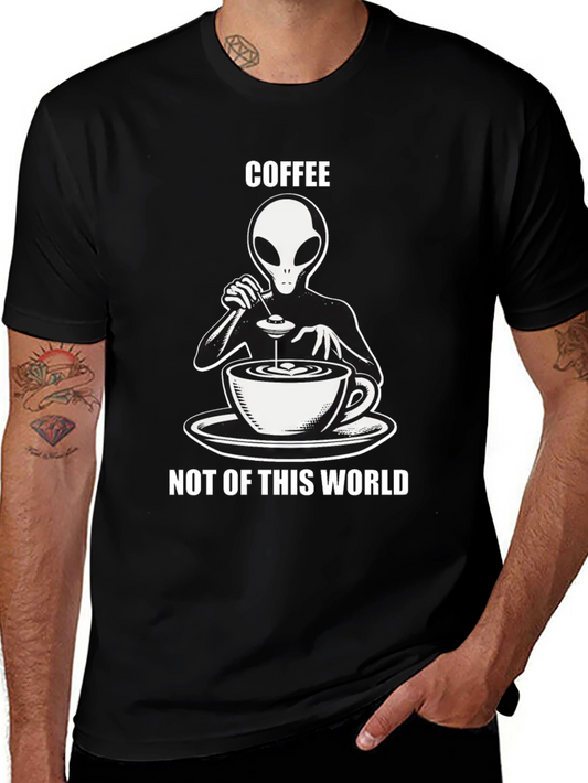 Alien Coffee T-Shirt - Not of This World Tee