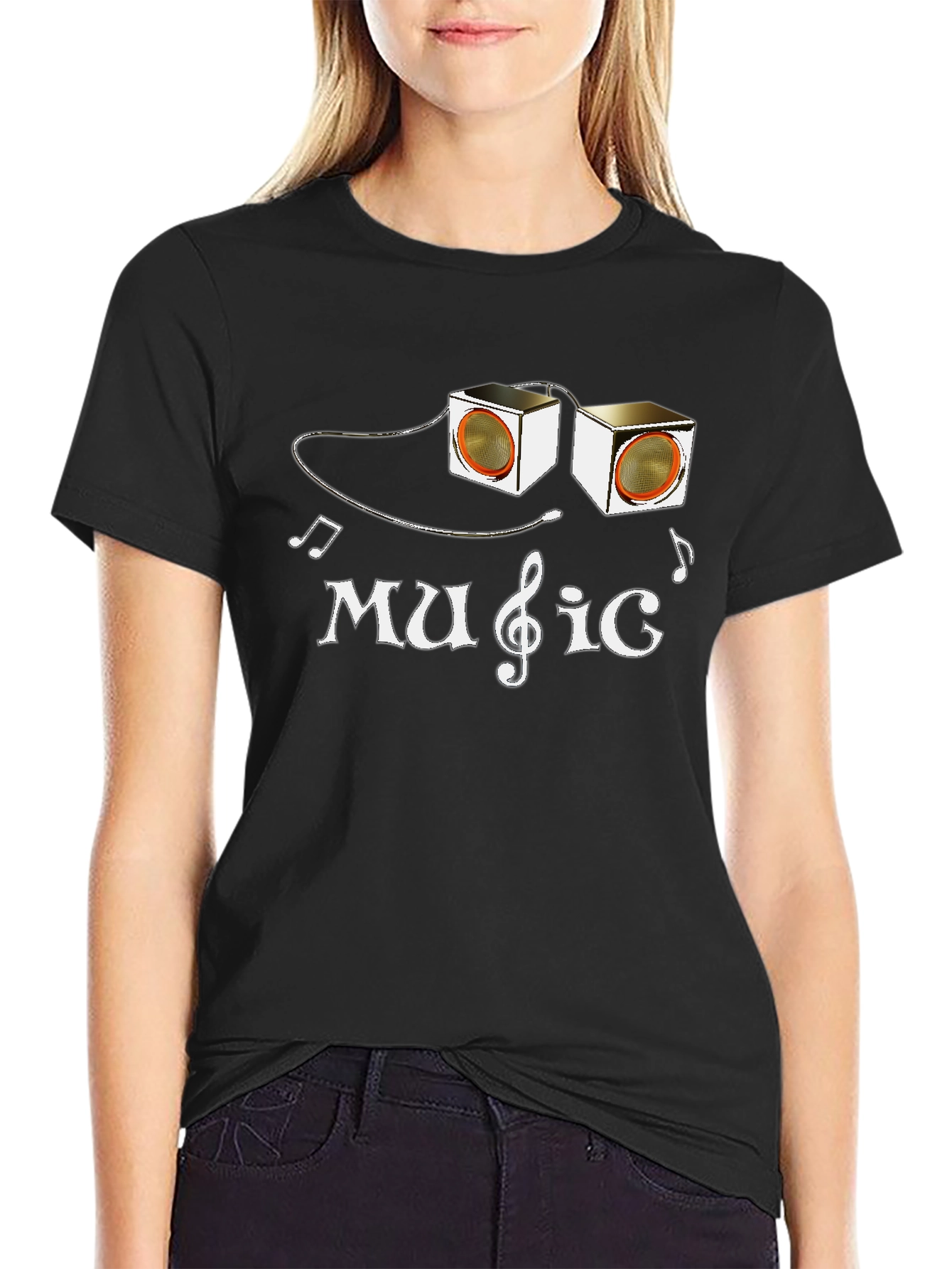 Music Lover Tee: Speaker Graphic T-Shirt