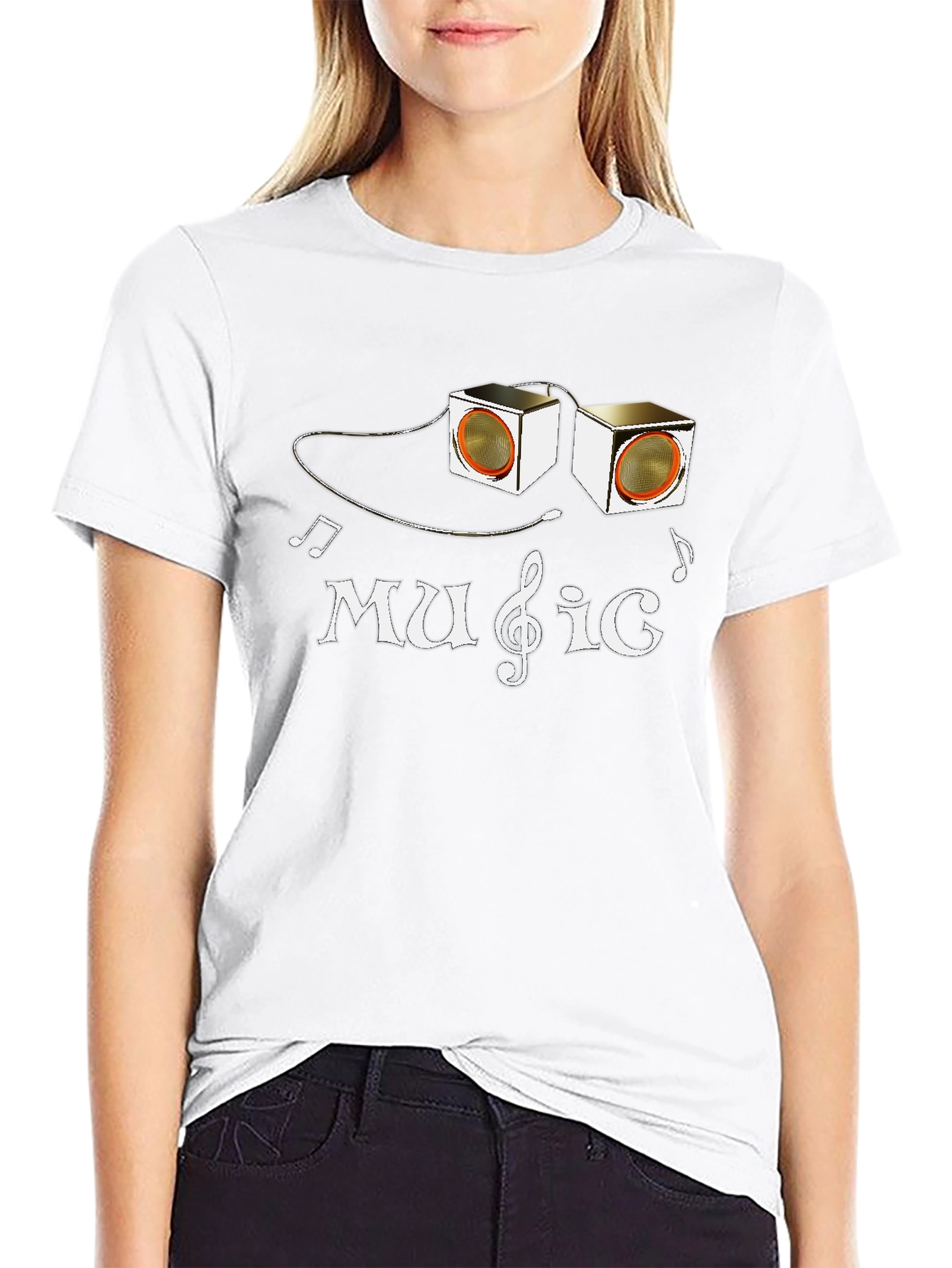 Music Lover Tee: Speaker Graphic T-Shirt