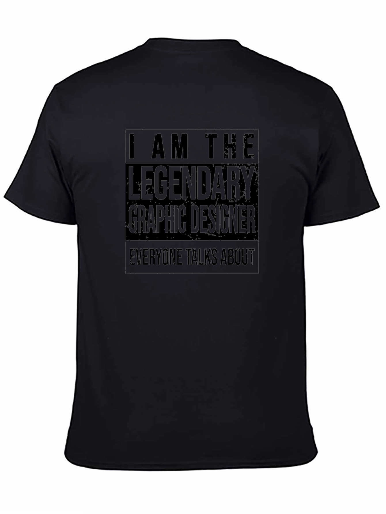 Legendary Graphic Designer Black Tee