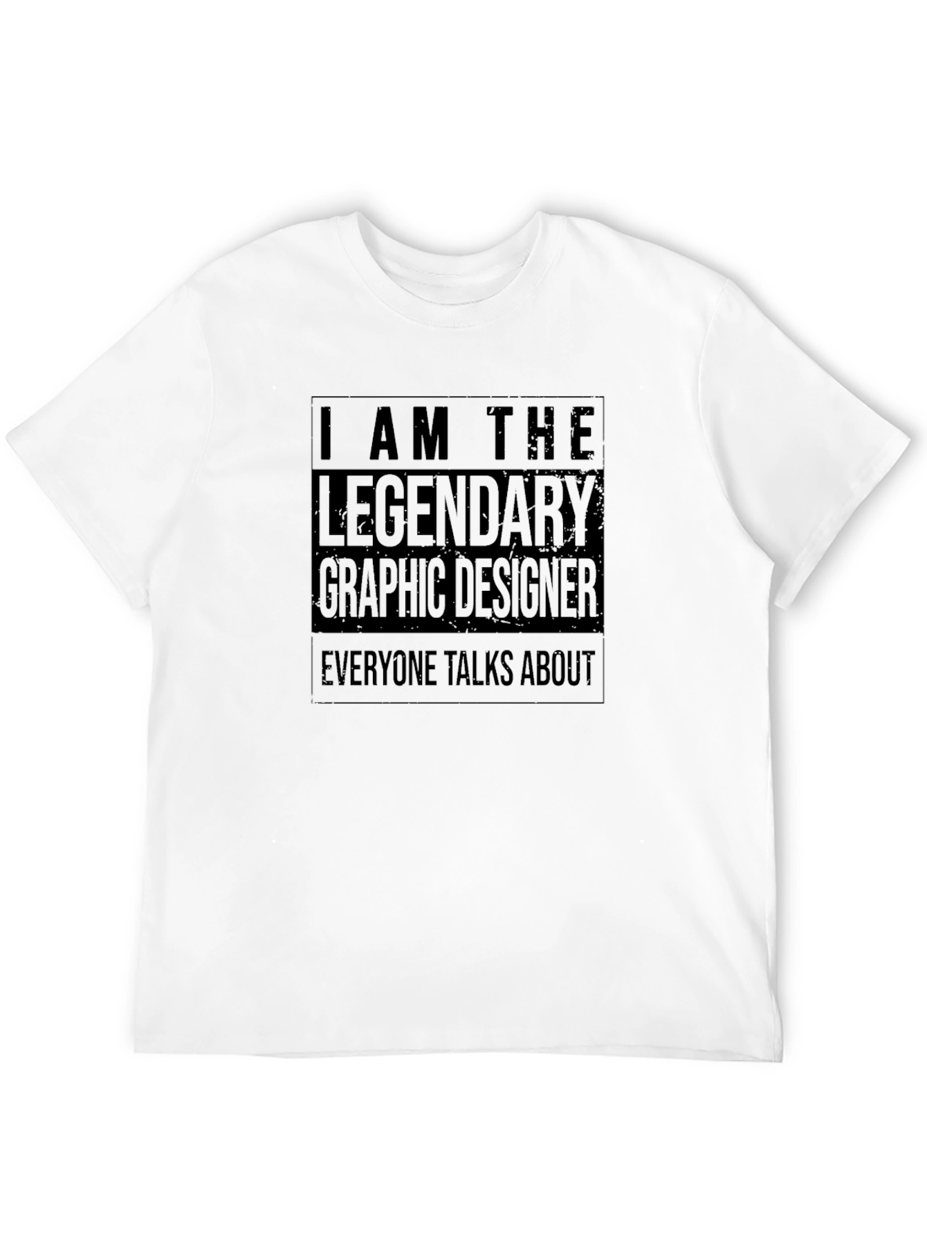 Legendary Graphic Designer Black Tee