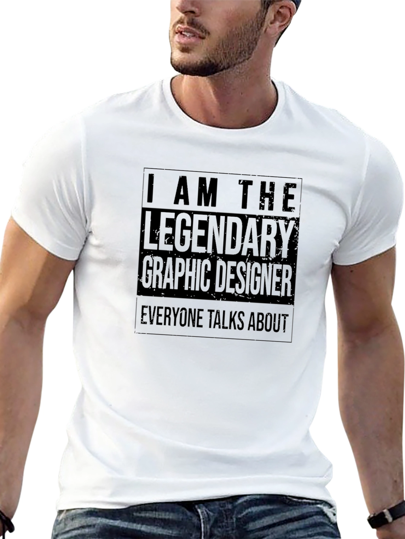 Legendary Graphic Designer Black Tee