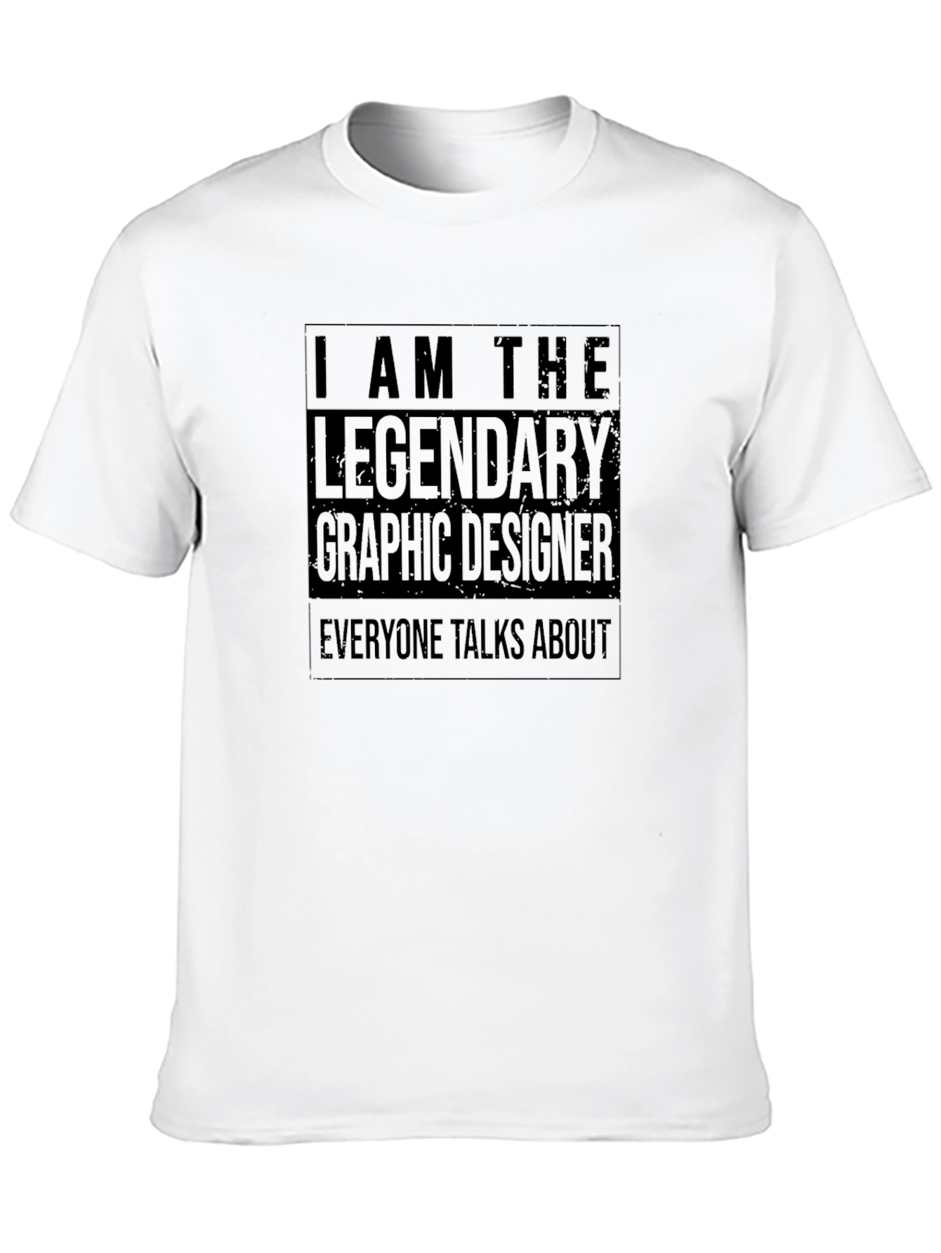 Legendary Graphic Designer Black Tee