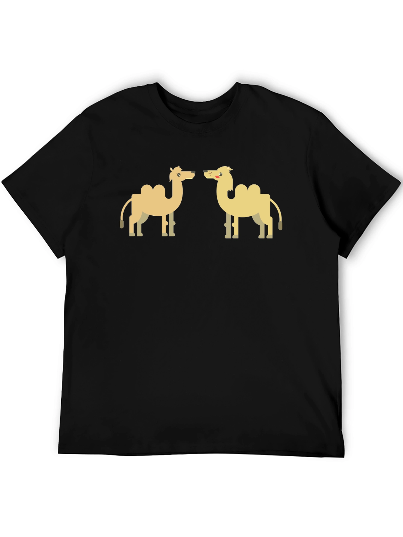 Camel Cartoon Graphic T-Shirt