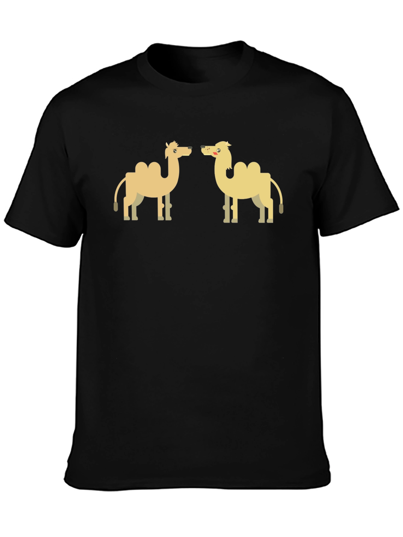 Camel Cartoon Graphic T-Shirt