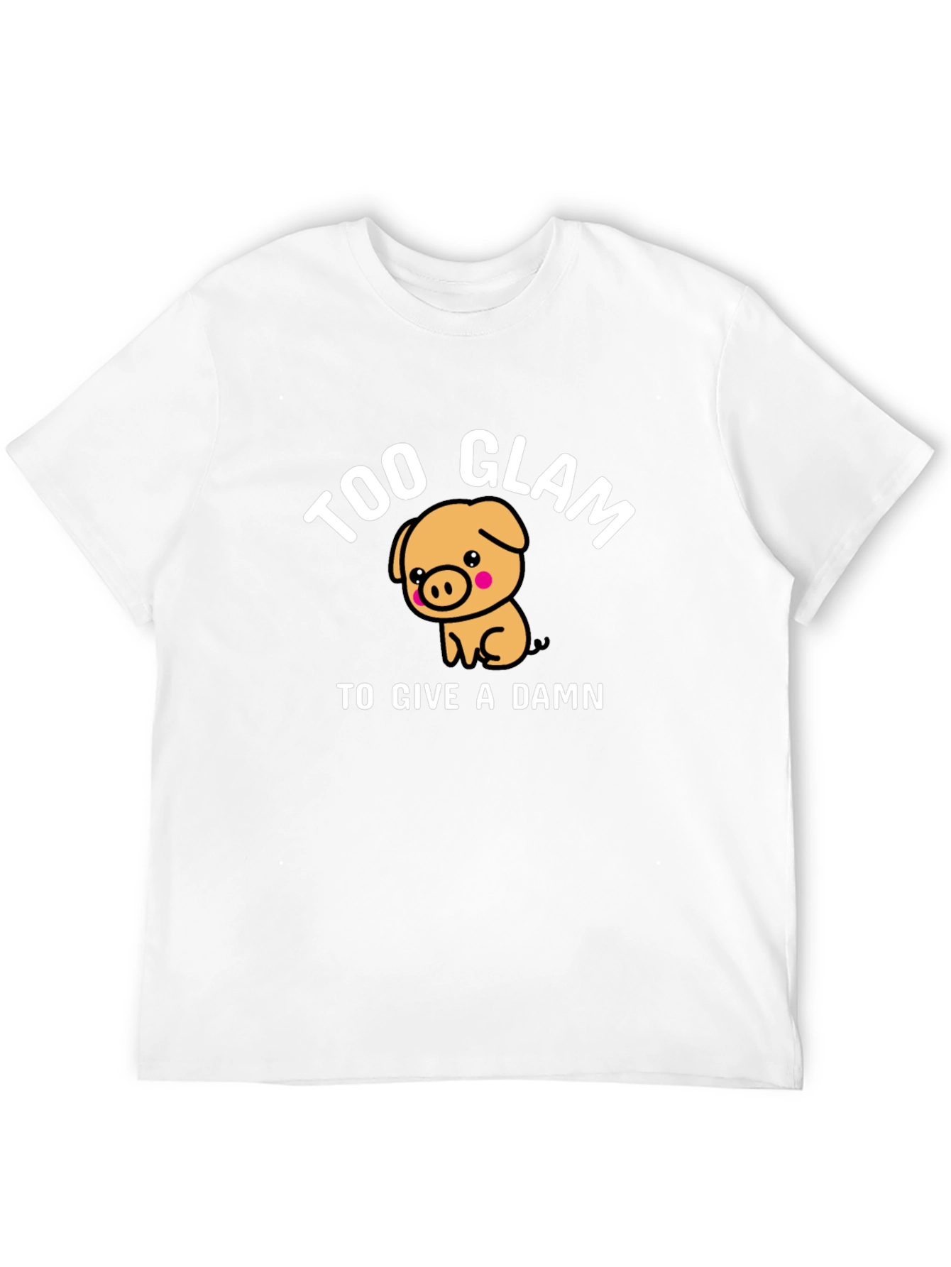 Too Glam Pig Graphic T-Shirt