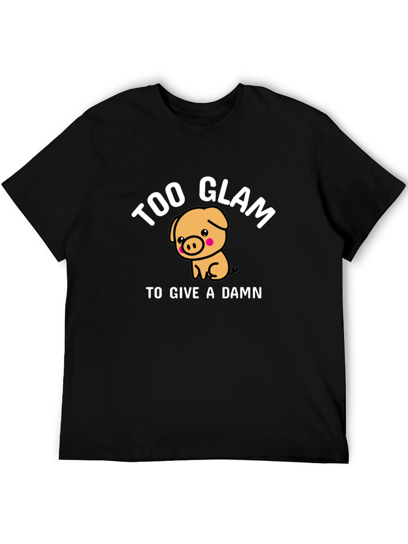 Too Glam Pig Graphic T-Shirt