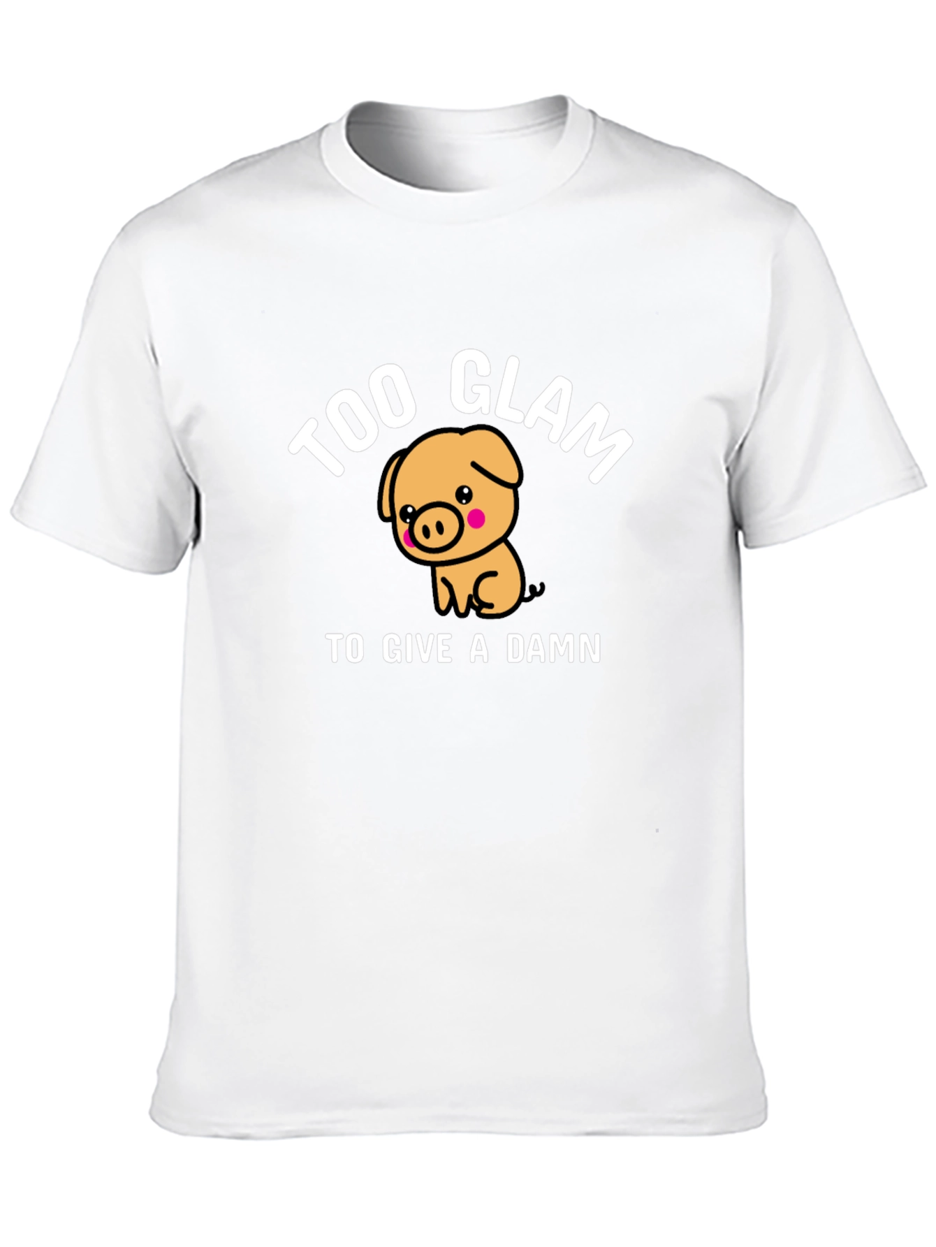 Too Glam Pig Graphic T-Shirt