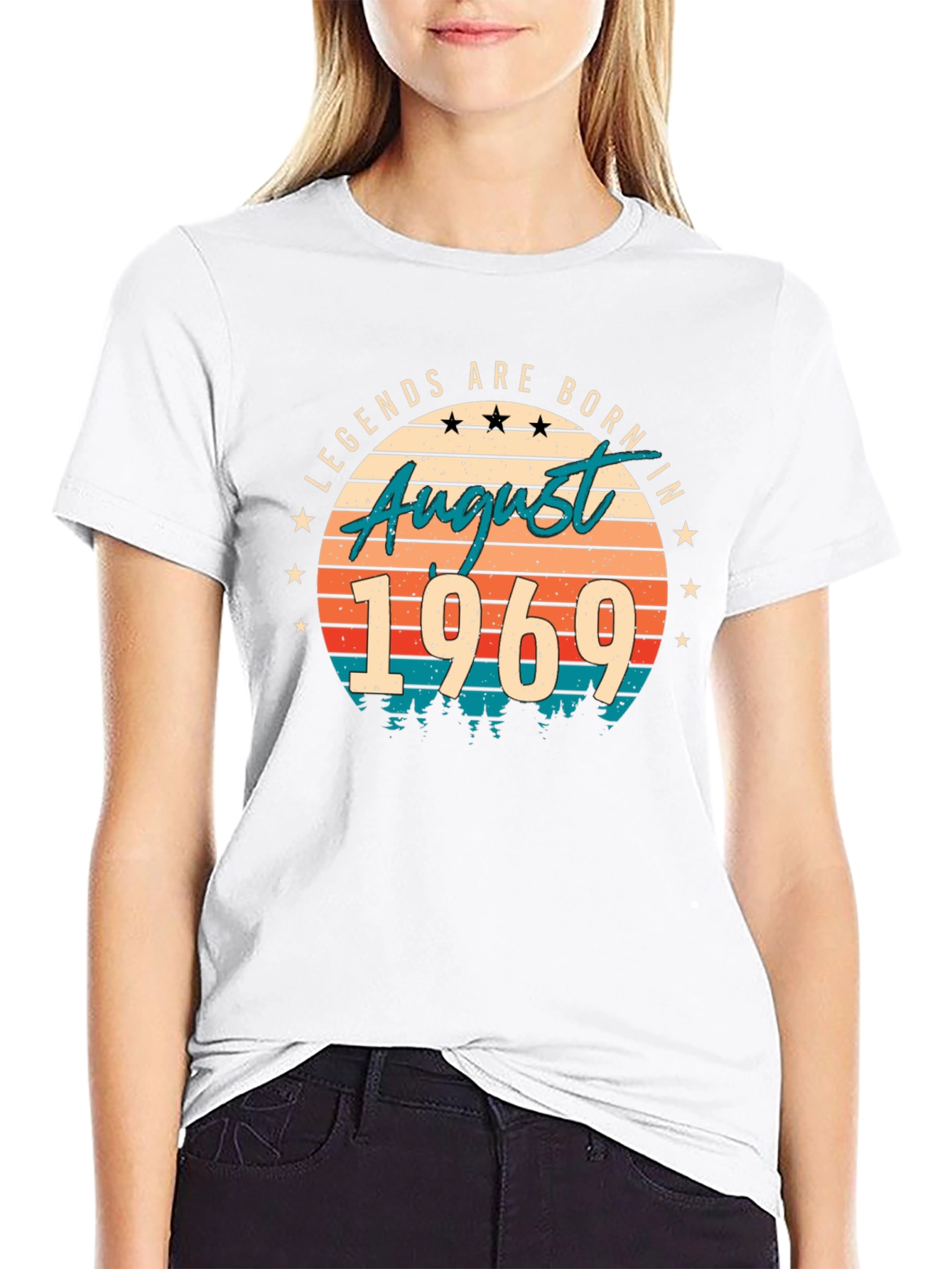 Legends Born in August 1969 T-Shirt