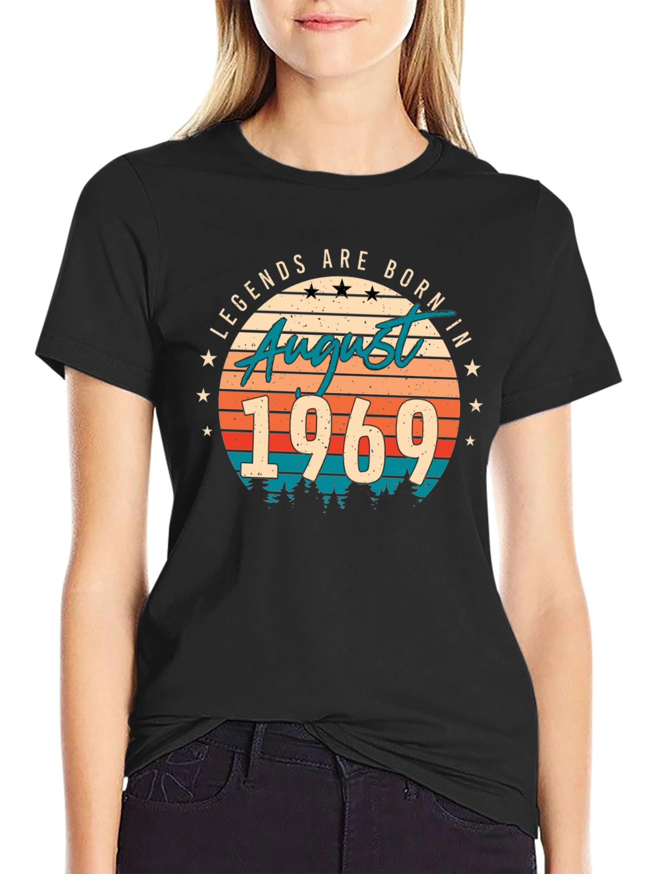 Legends Born in August 1969 T-Shirt