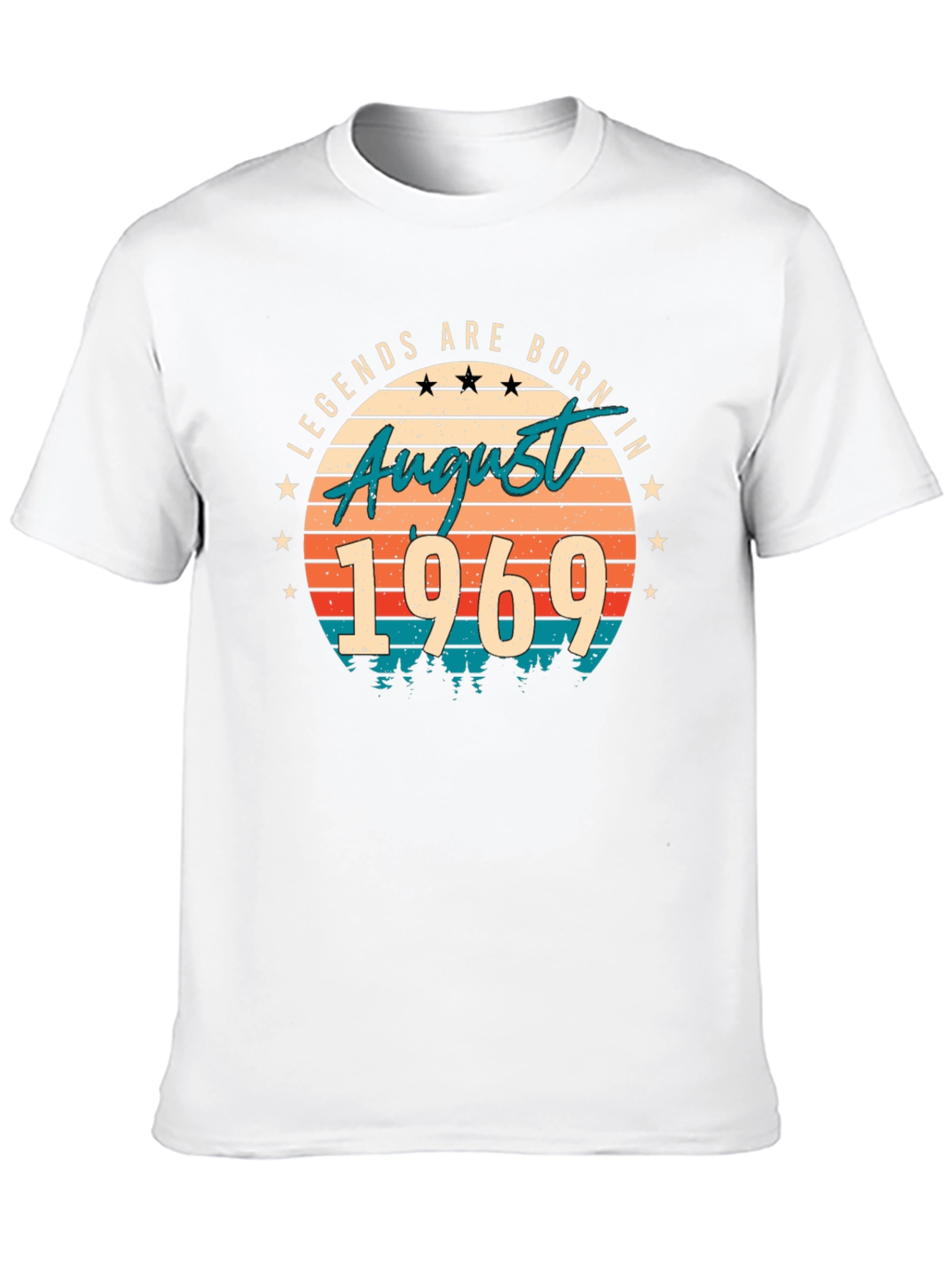 Legends Born in August 1969 T-Shirt