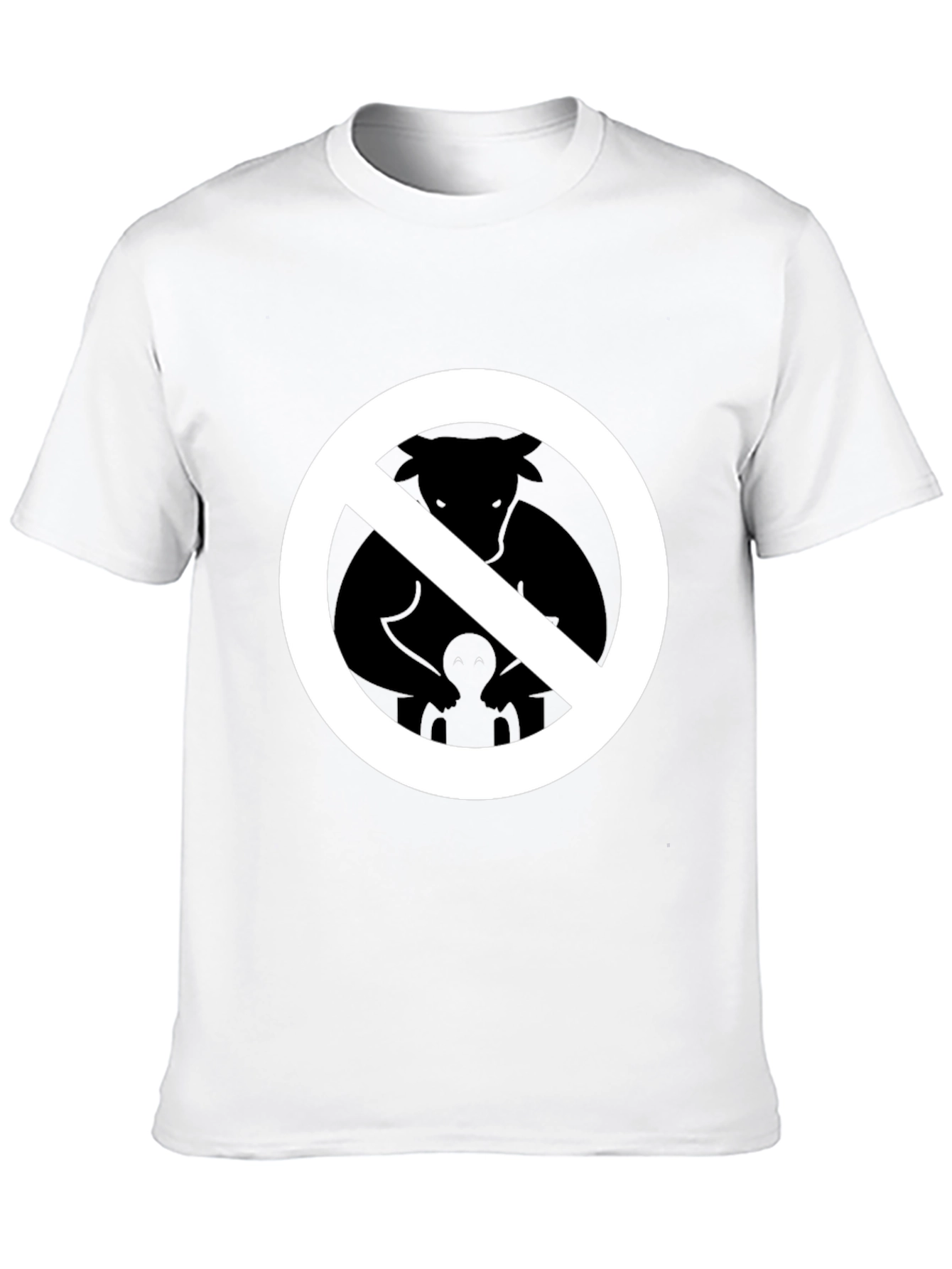 No Furries Black Graphic Tee