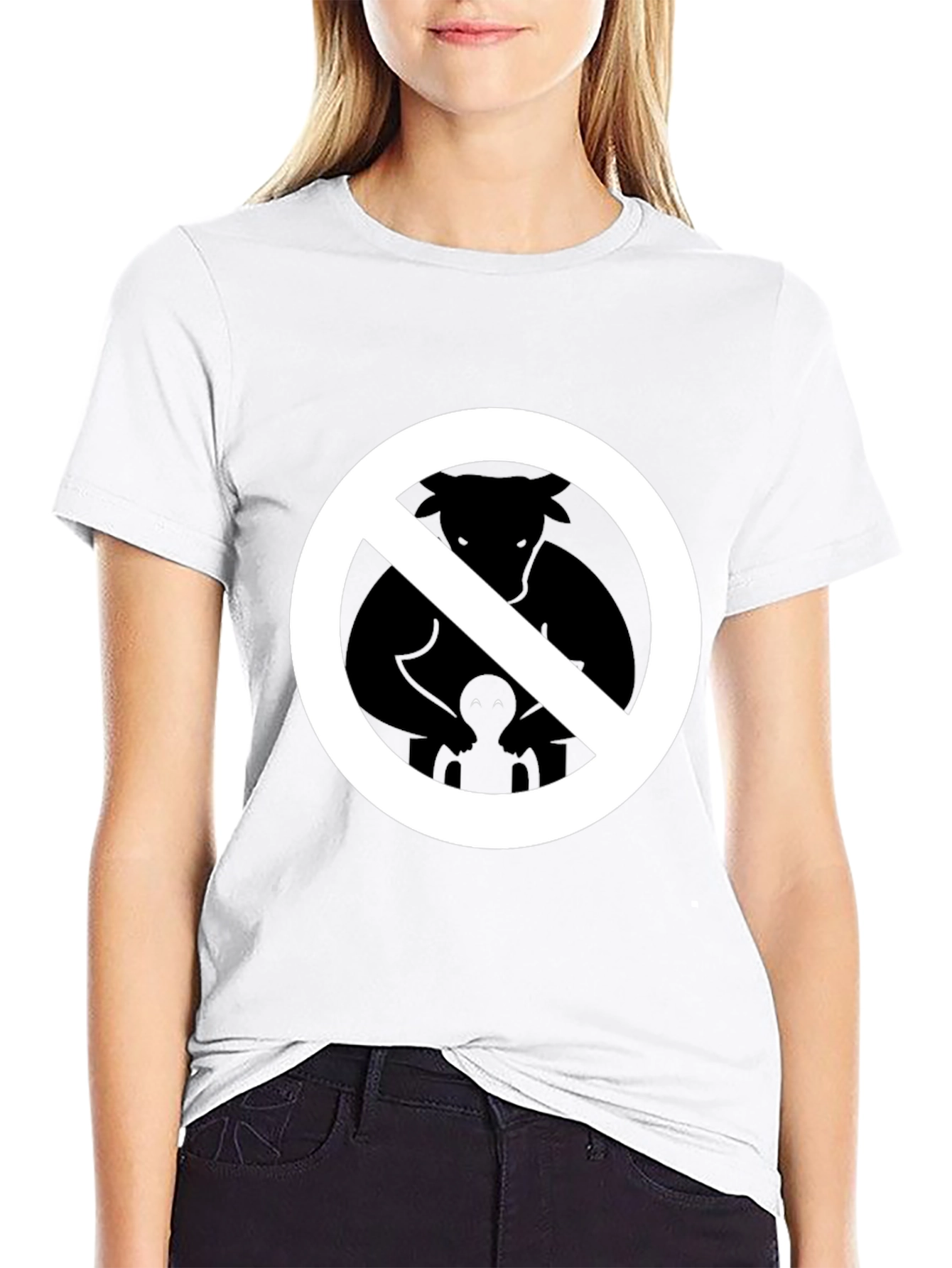 No Furries Black Graphic Tee