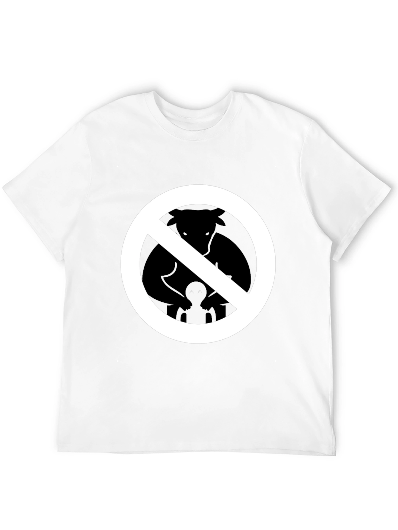 No Furries Black Graphic Tee
