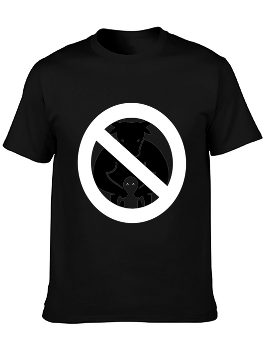 No Furries Black Graphic Tee