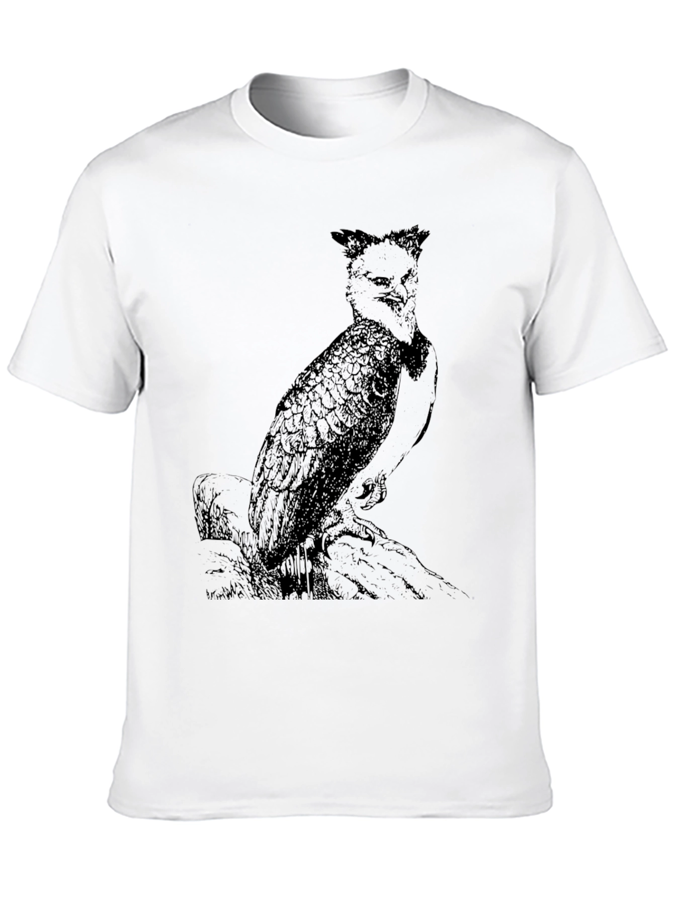 Black Graphic Tee - Philippine Eagle Design