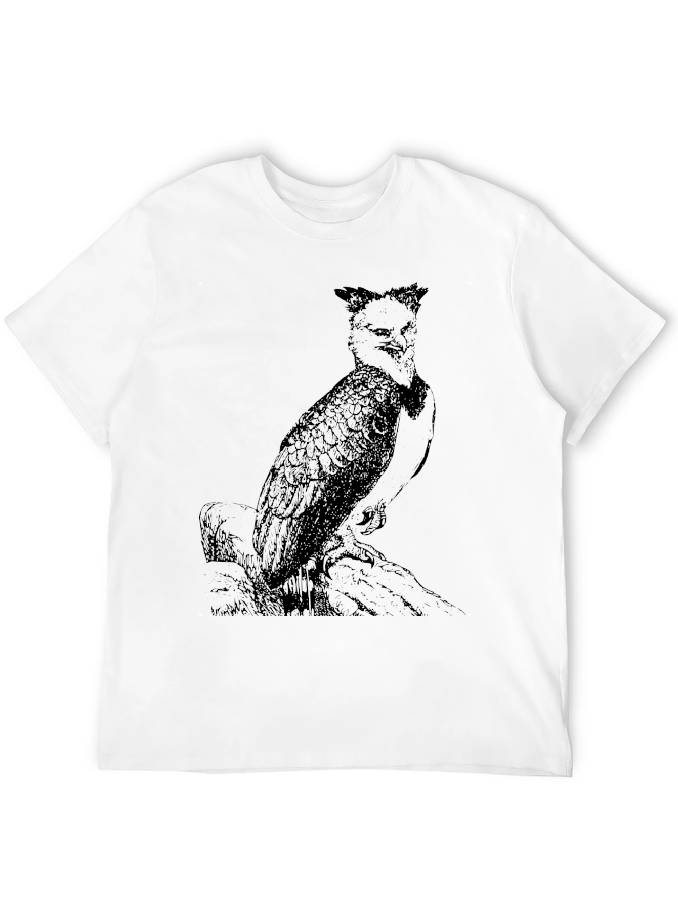 Black Graphic Tee - Philippine Eagle Design