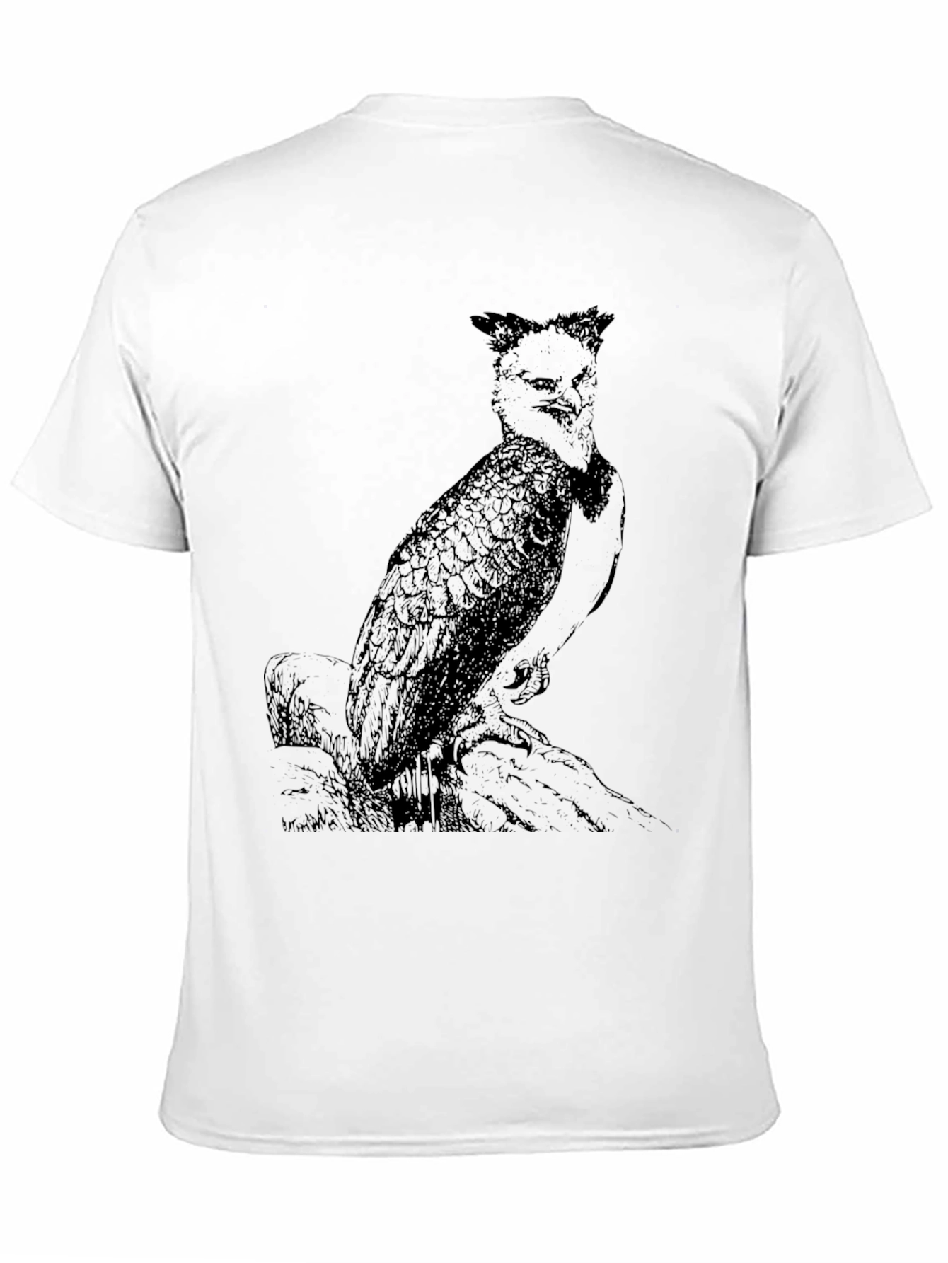 Black Graphic Tee - Philippine Eagle Design