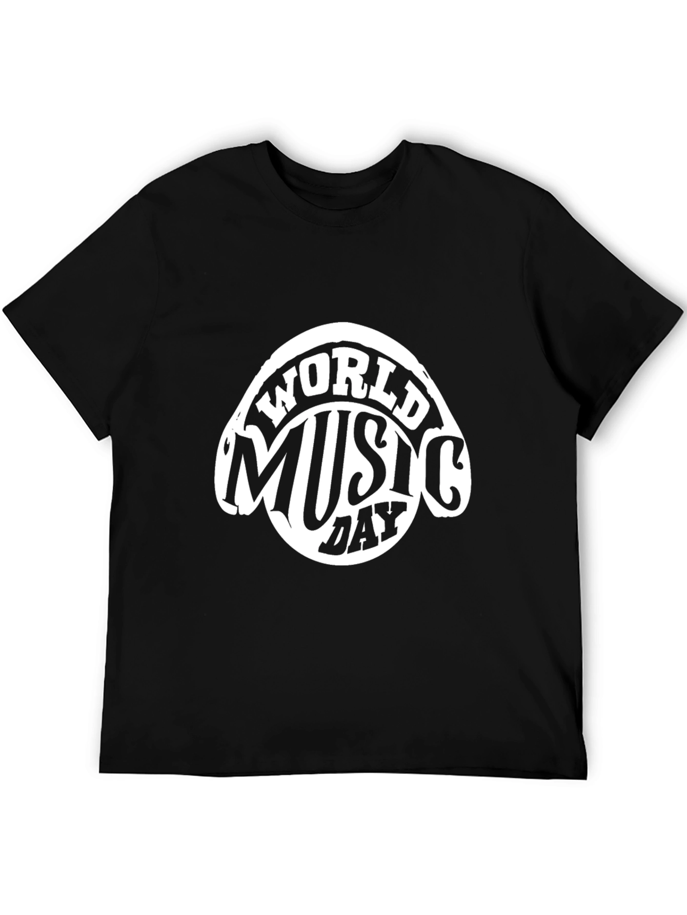 World Music Day Graphic Tee - Black