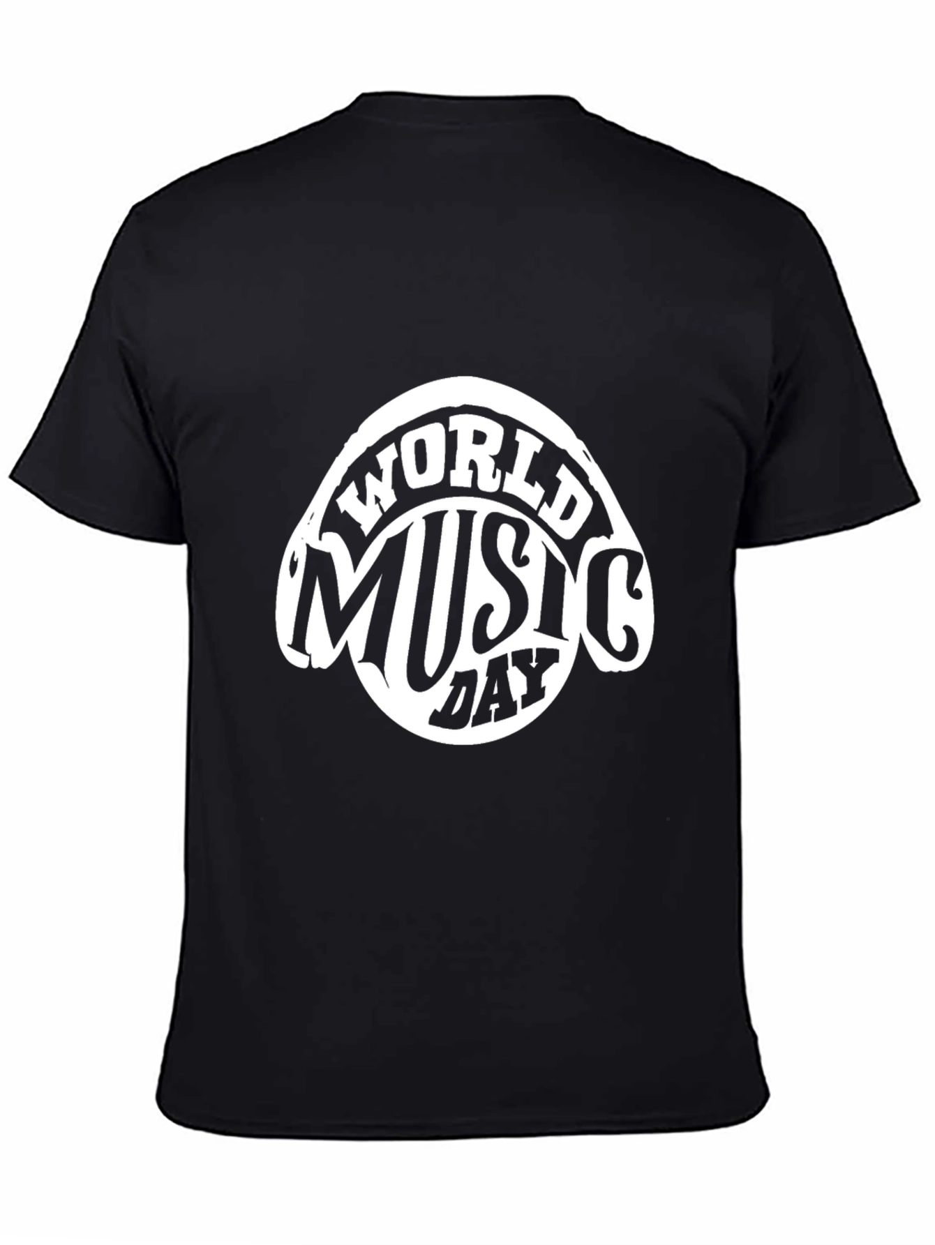 World Music Day Graphic Tee - Black
