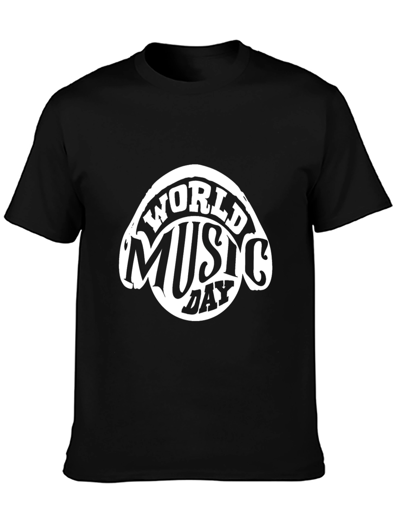 World Music Day Graphic Tee - Black