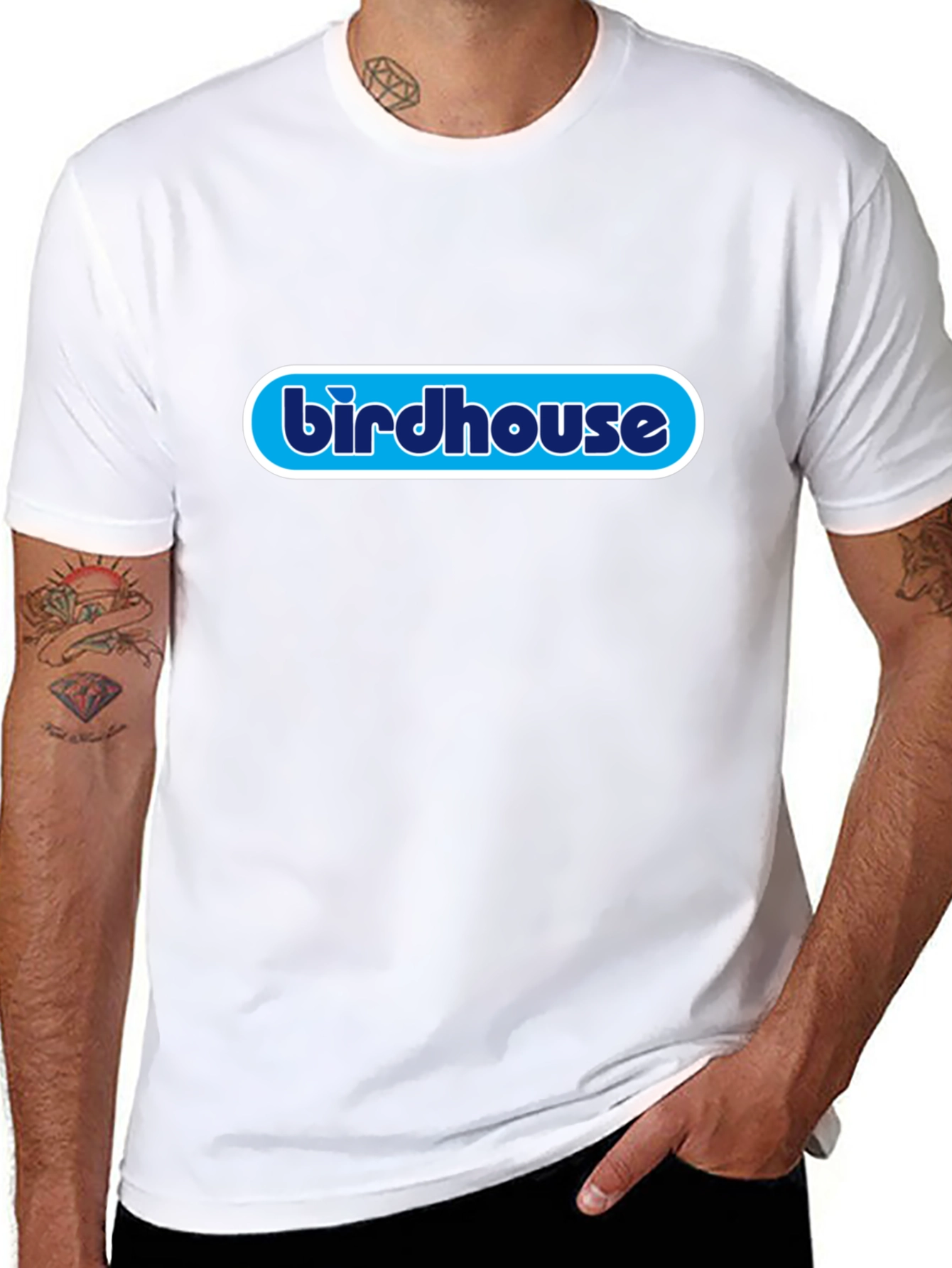 Birdhouse Logo Black T-Shirt