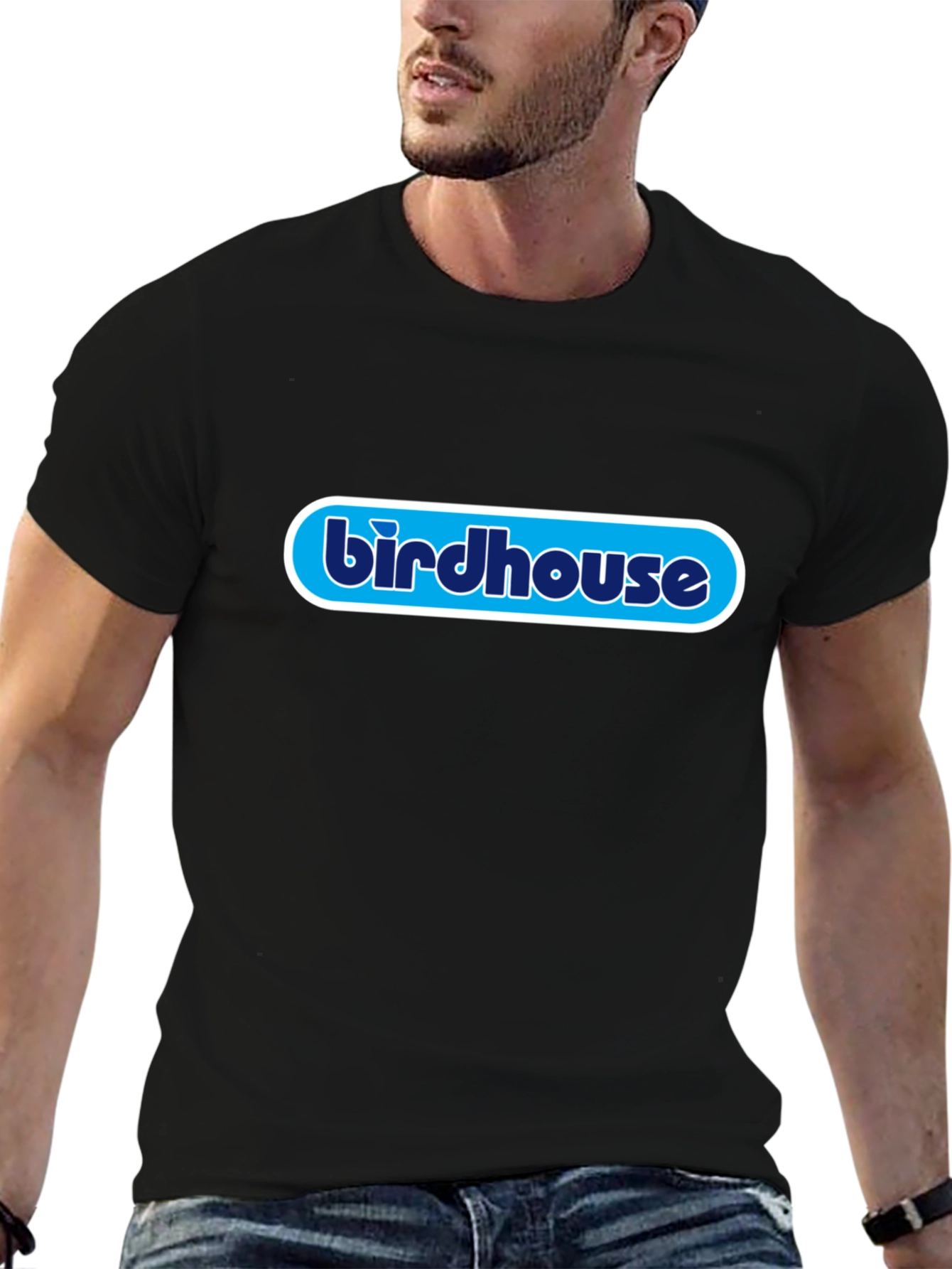 Birdhouse Logo Black T-Shirt