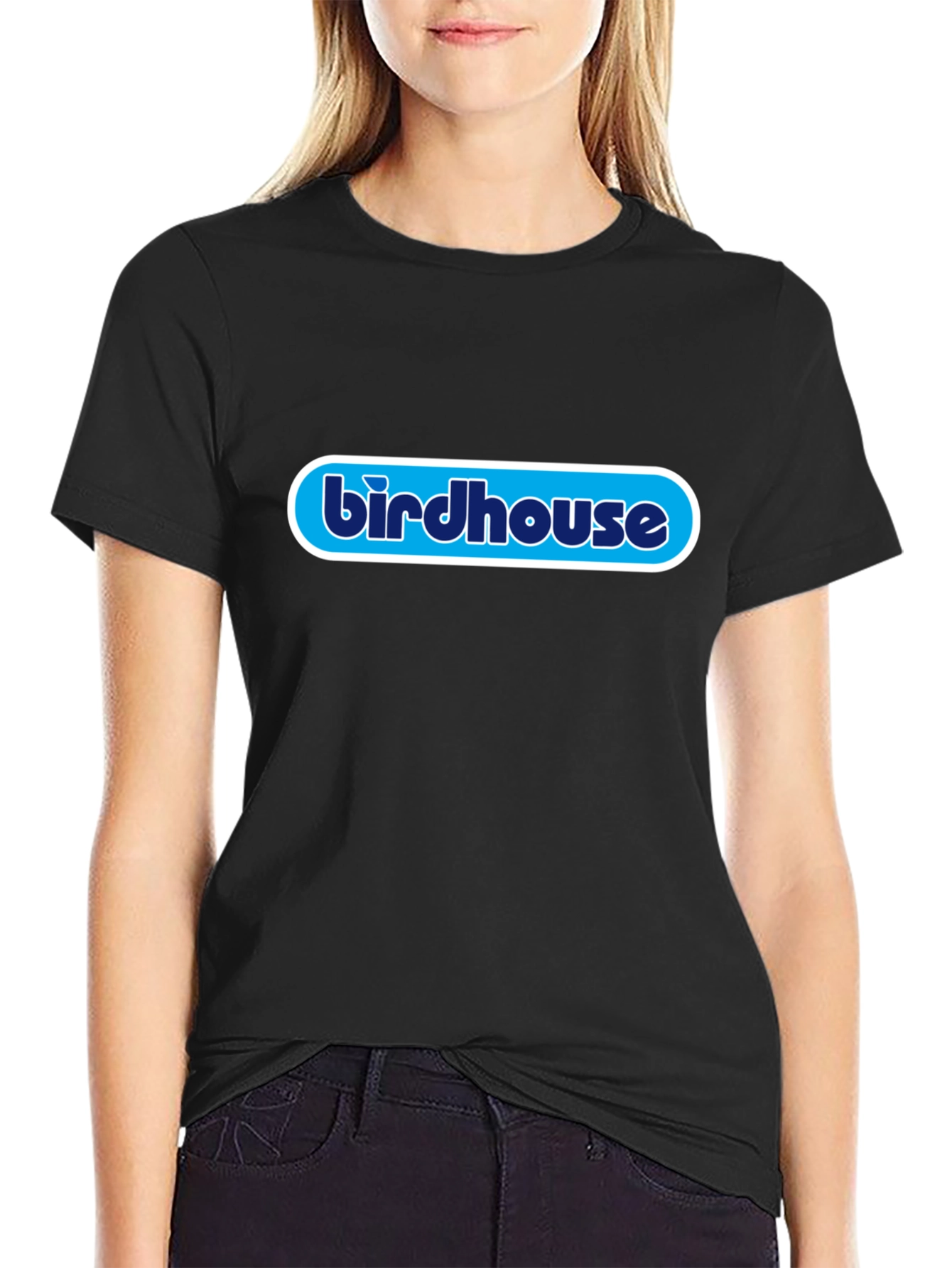 Birdhouse Logo Black T-Shirt