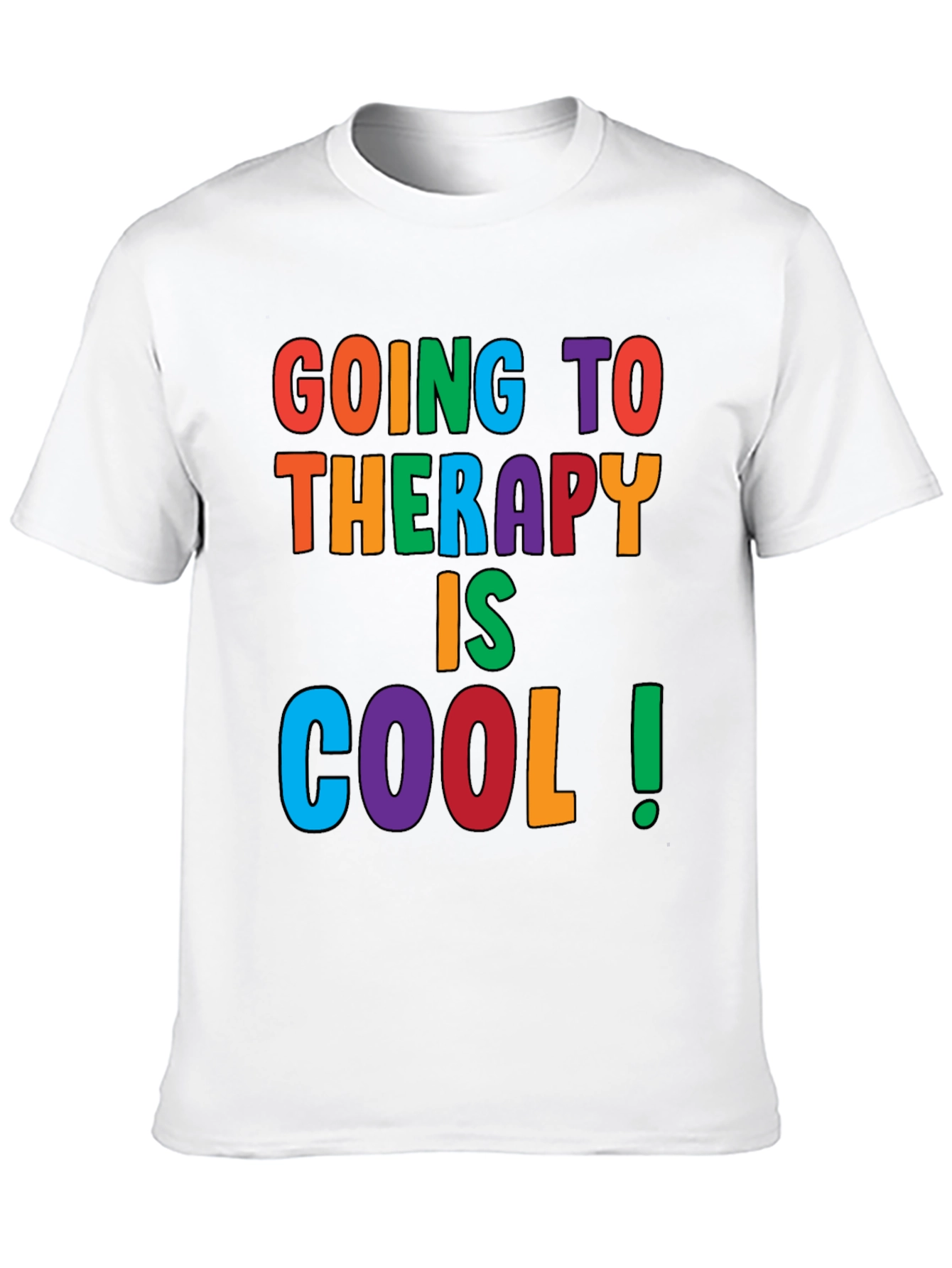 Therapy Is Cool Graphic Tee - Comfort Fit