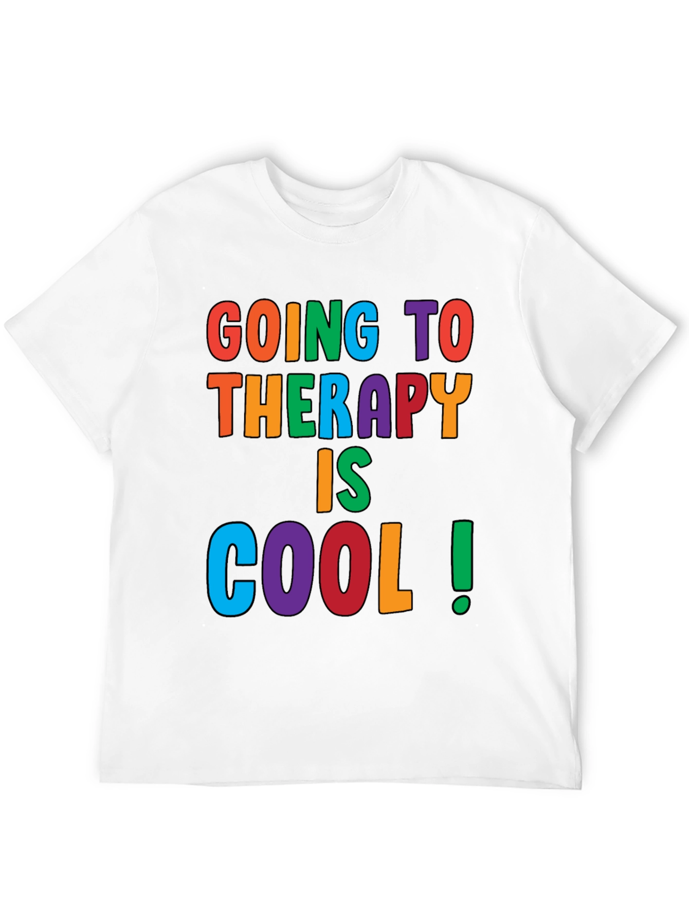 Therapy Is Cool Graphic Tee - Comfort Fit