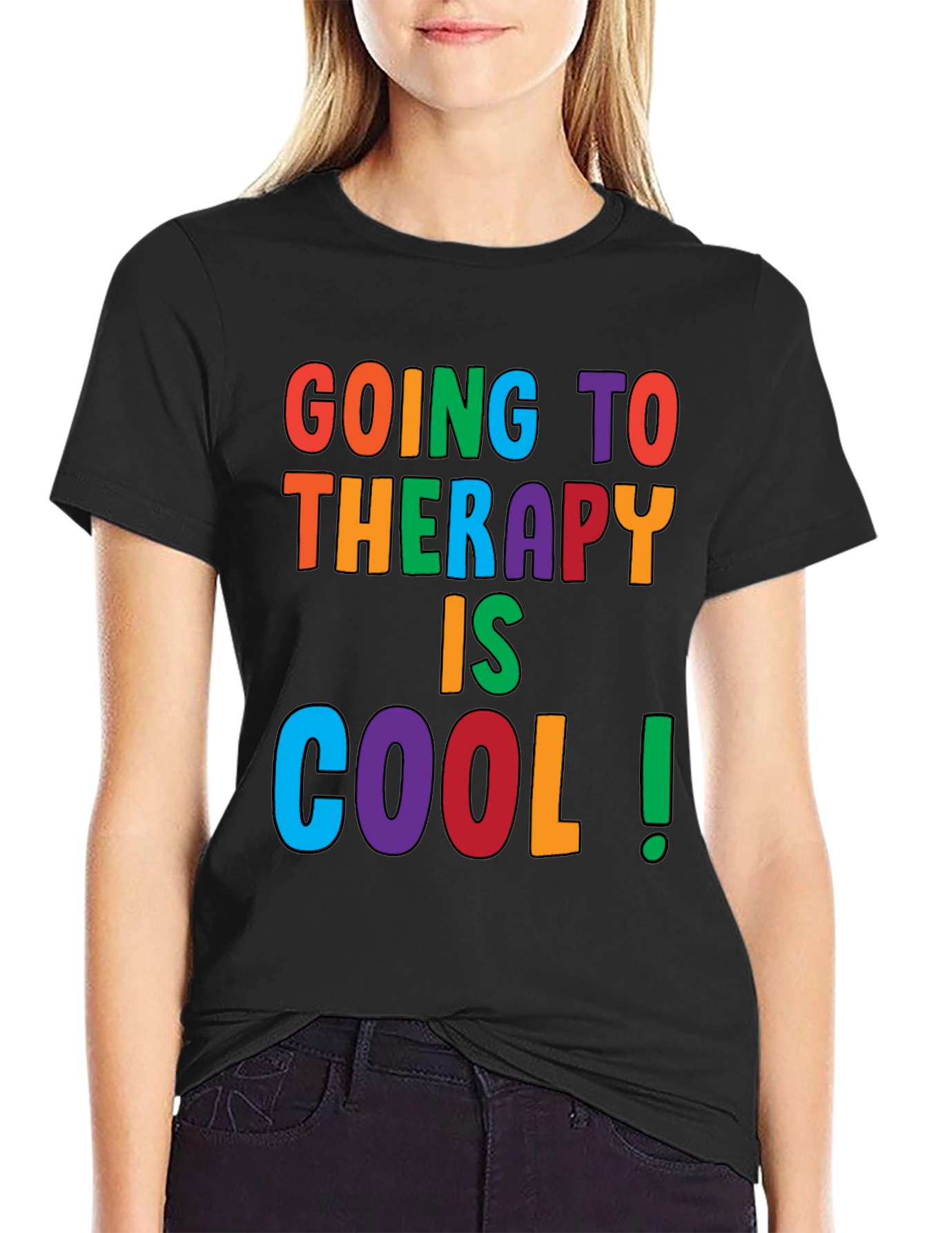 Therapy Is Cool Graphic Tee - Comfort Fit