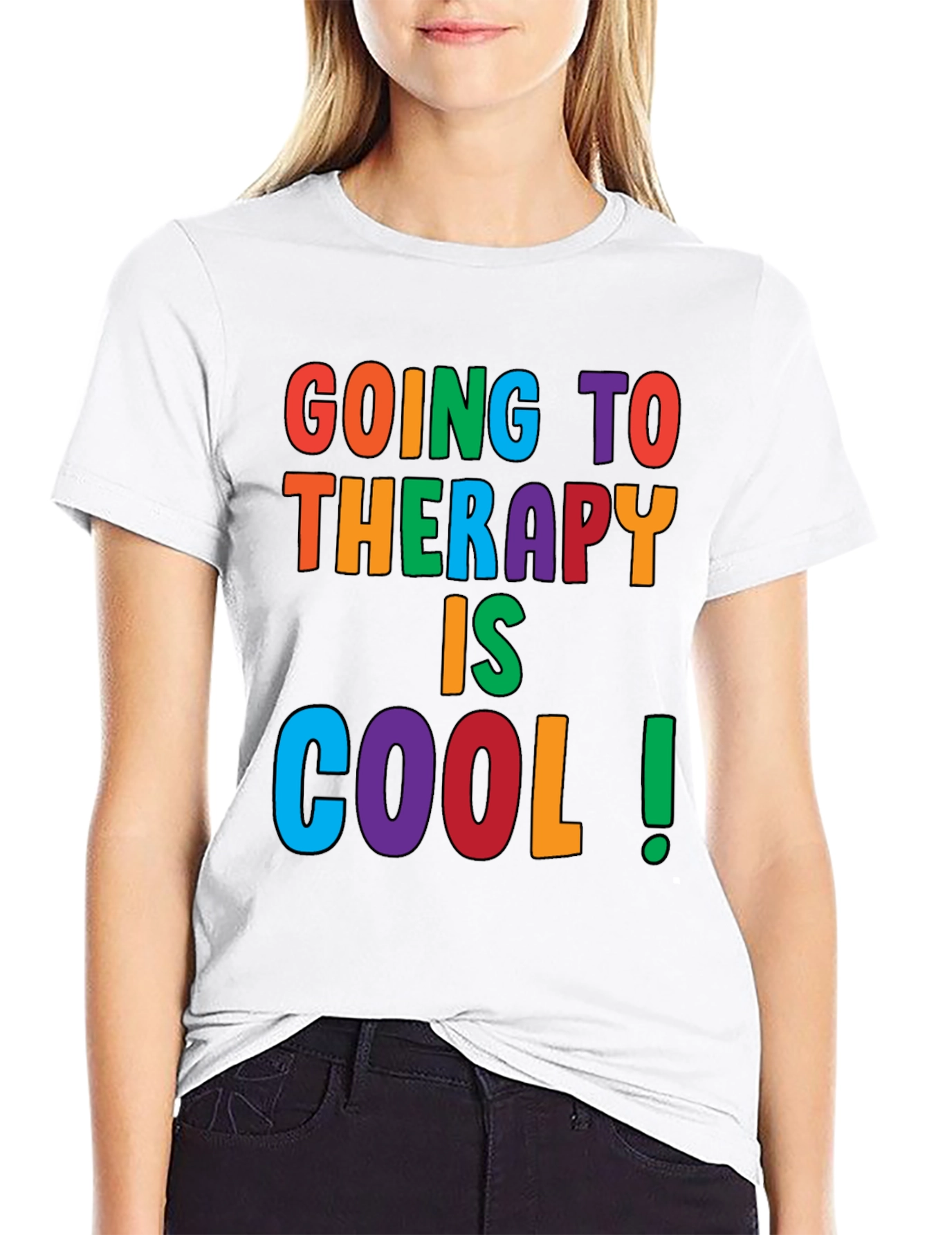Therapy Is Cool Graphic Tee - Comfort Fit